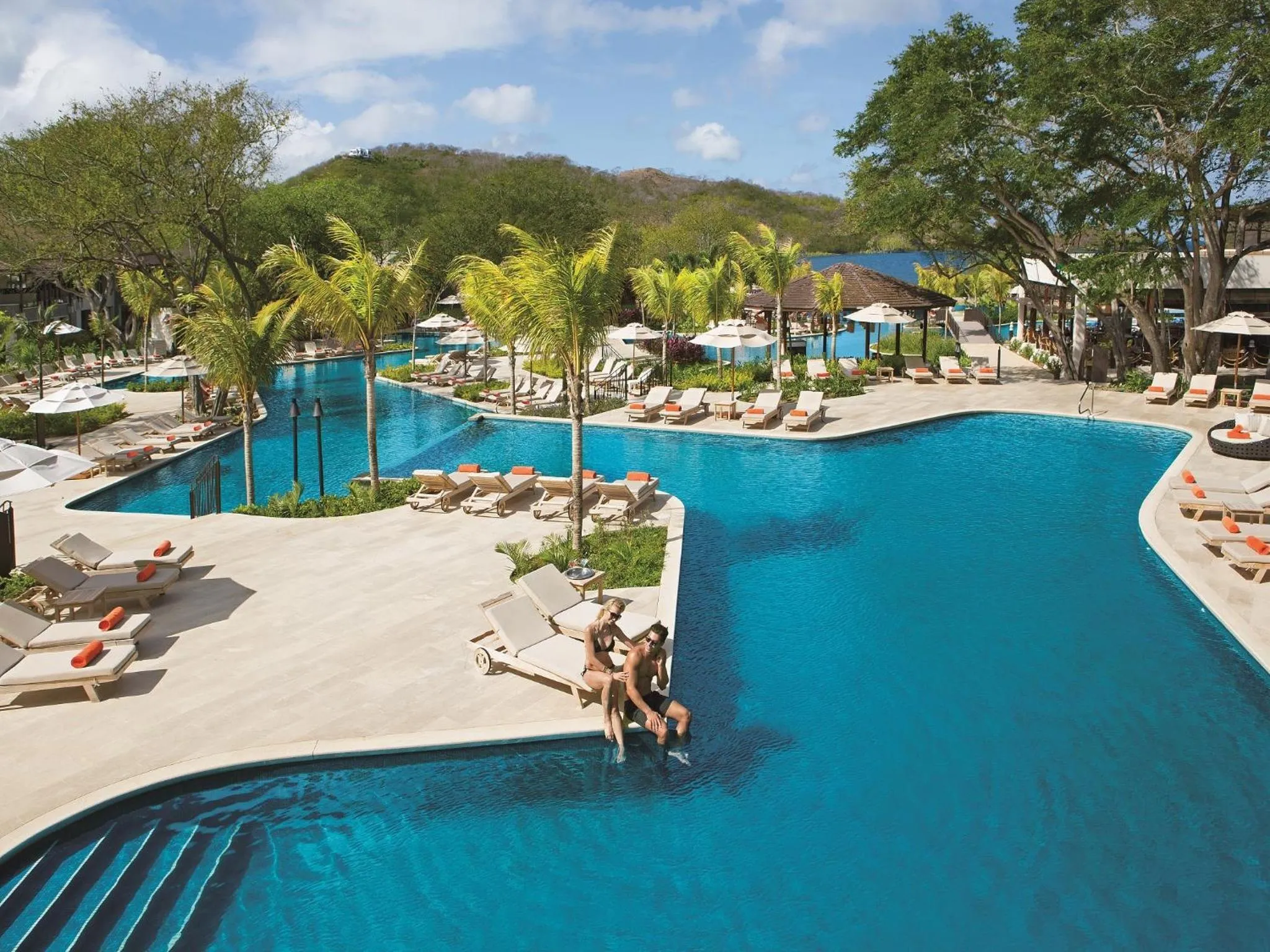 Swimming pool in Dreams Las Mareas All Inclusive