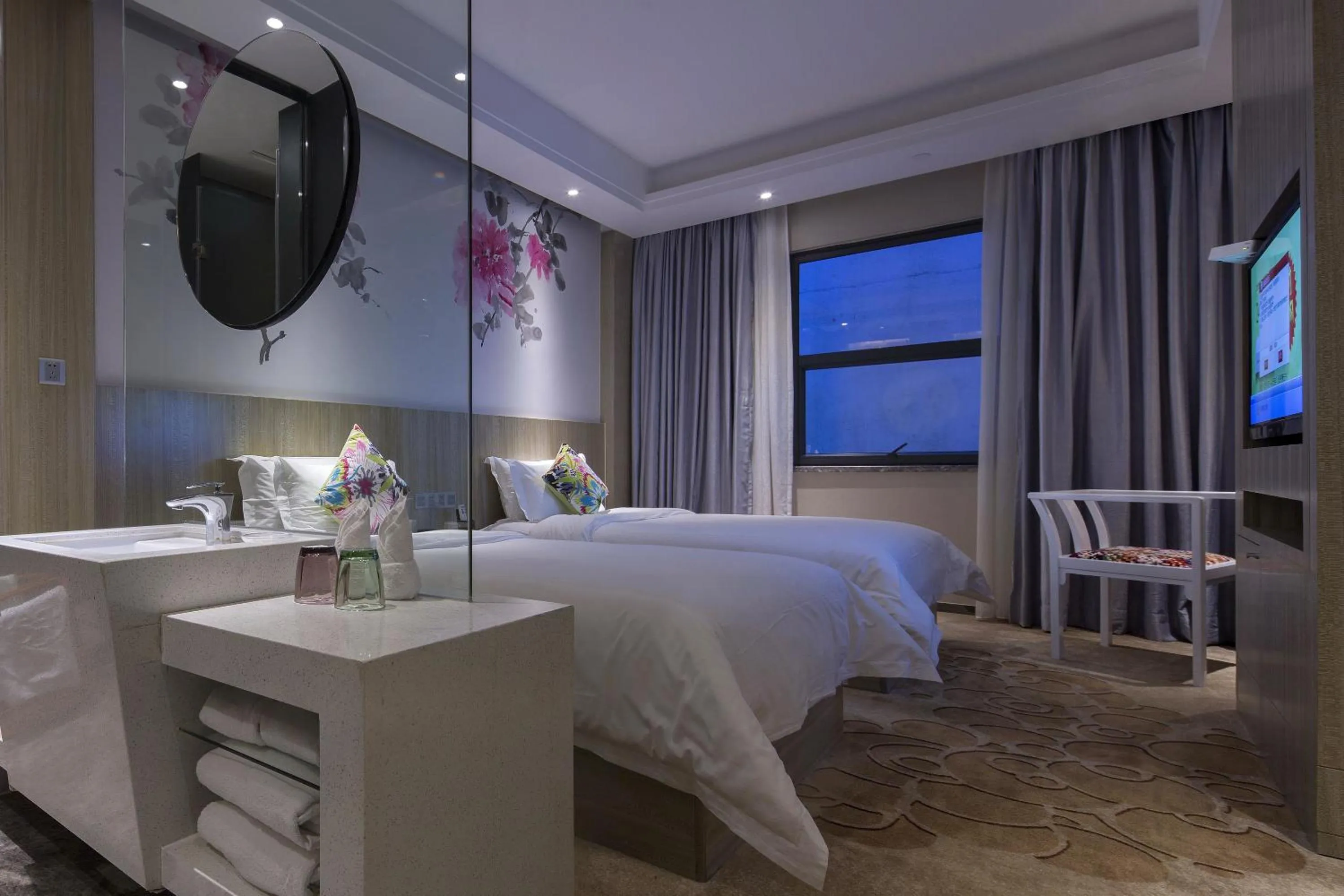 Bed in Paco Hotel Tianpingjia Metro Guangzhou