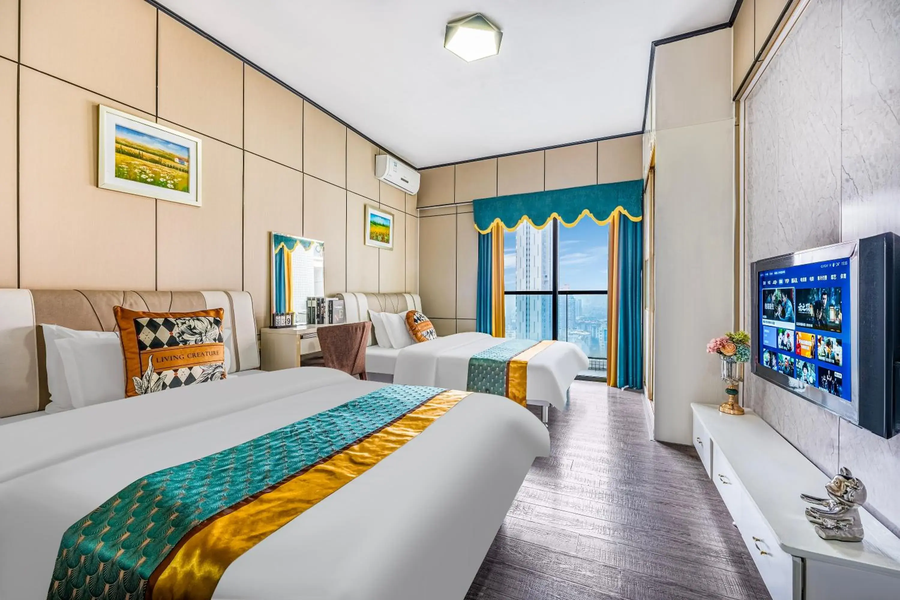 Deluxe Double Apartment in Meiru Apartment Hotel Guangzhou Bolin Apartment Deluxe Double Apartment in Meiru Apartment Hotel Guangzhou Bolin Apartment