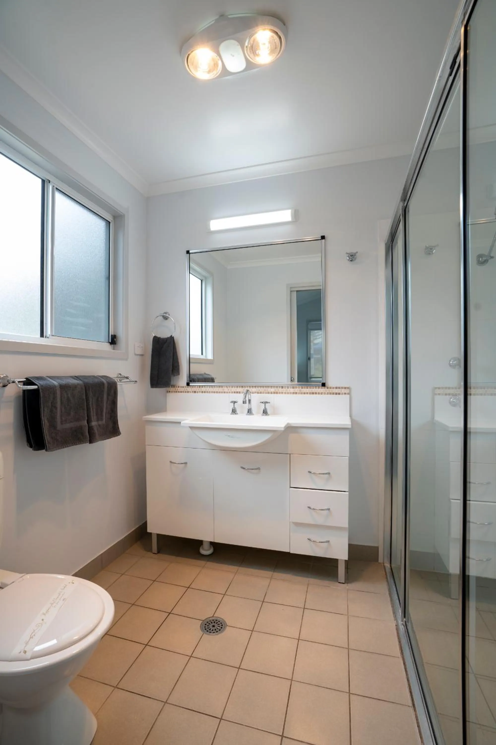 Shower in Surf Beach Holiday Park