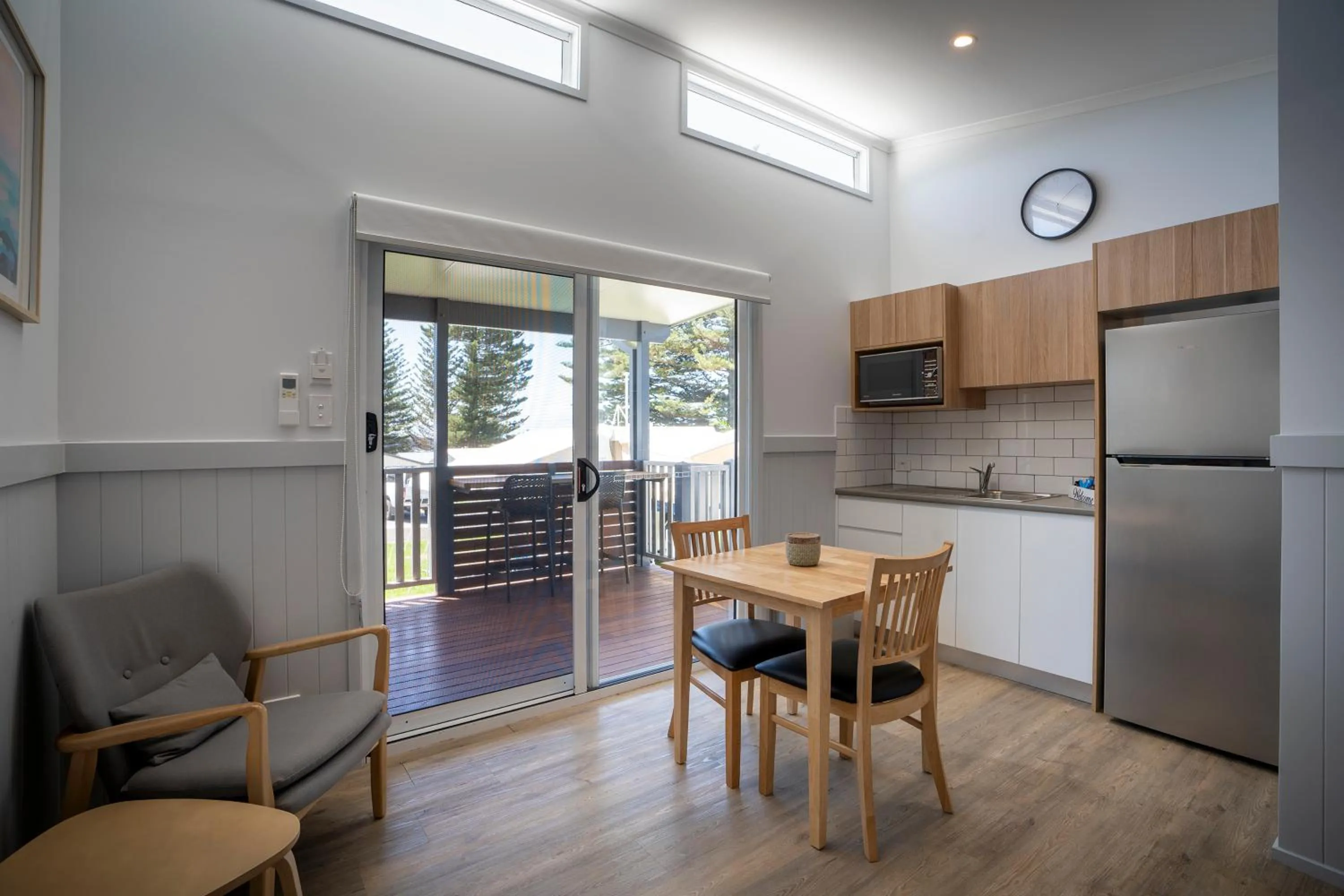BBQ facilities in Surf Beach Holiday Park