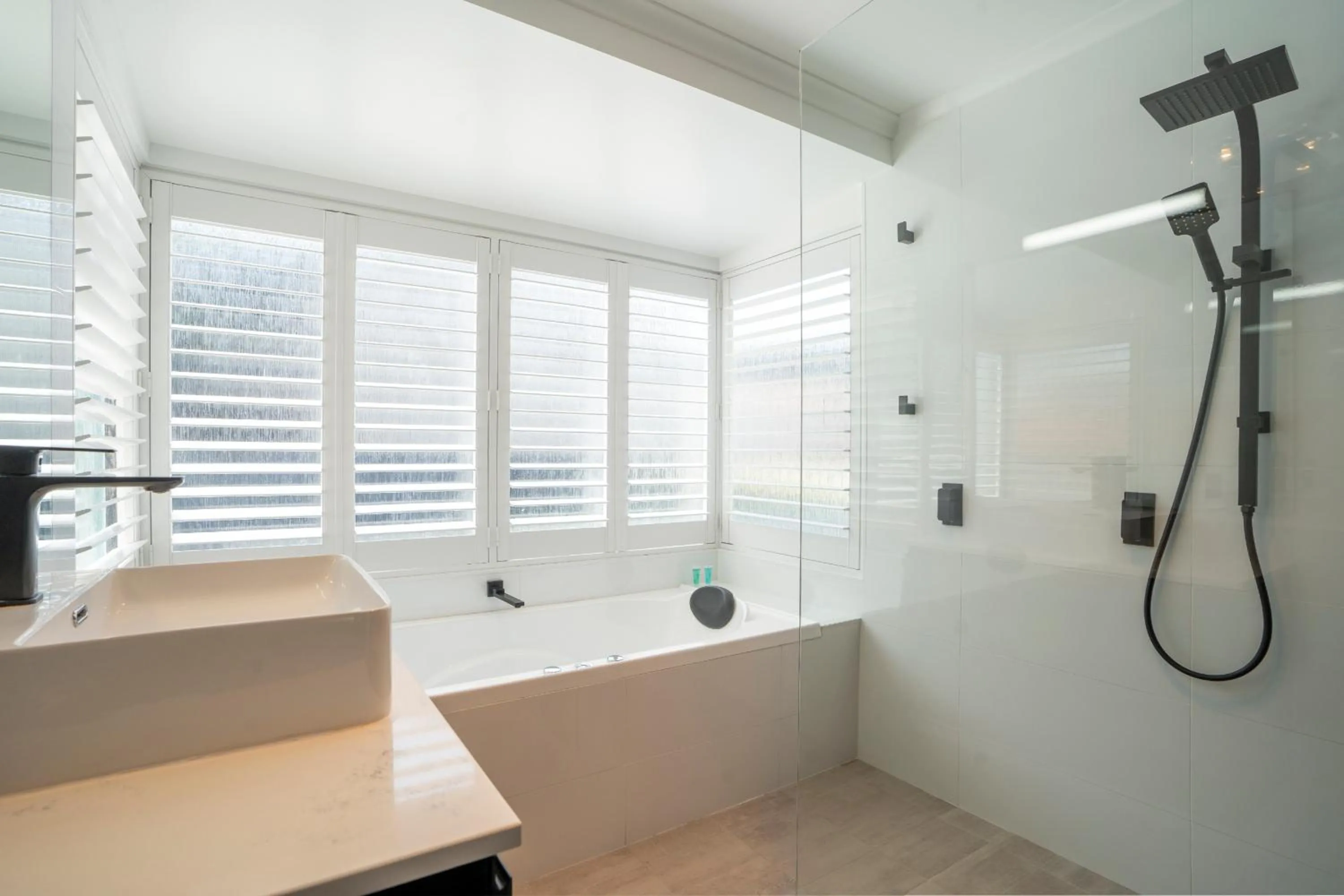 Shower in Surf Beach Holiday Park