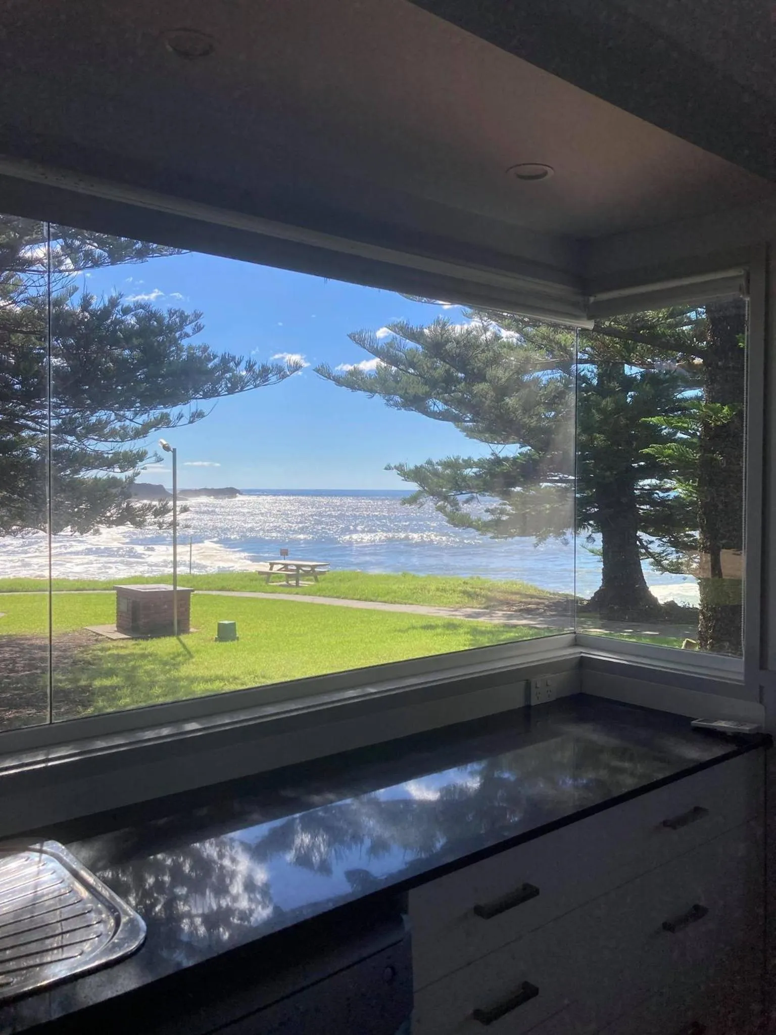 Sea view in Surf Beach Holiday Park