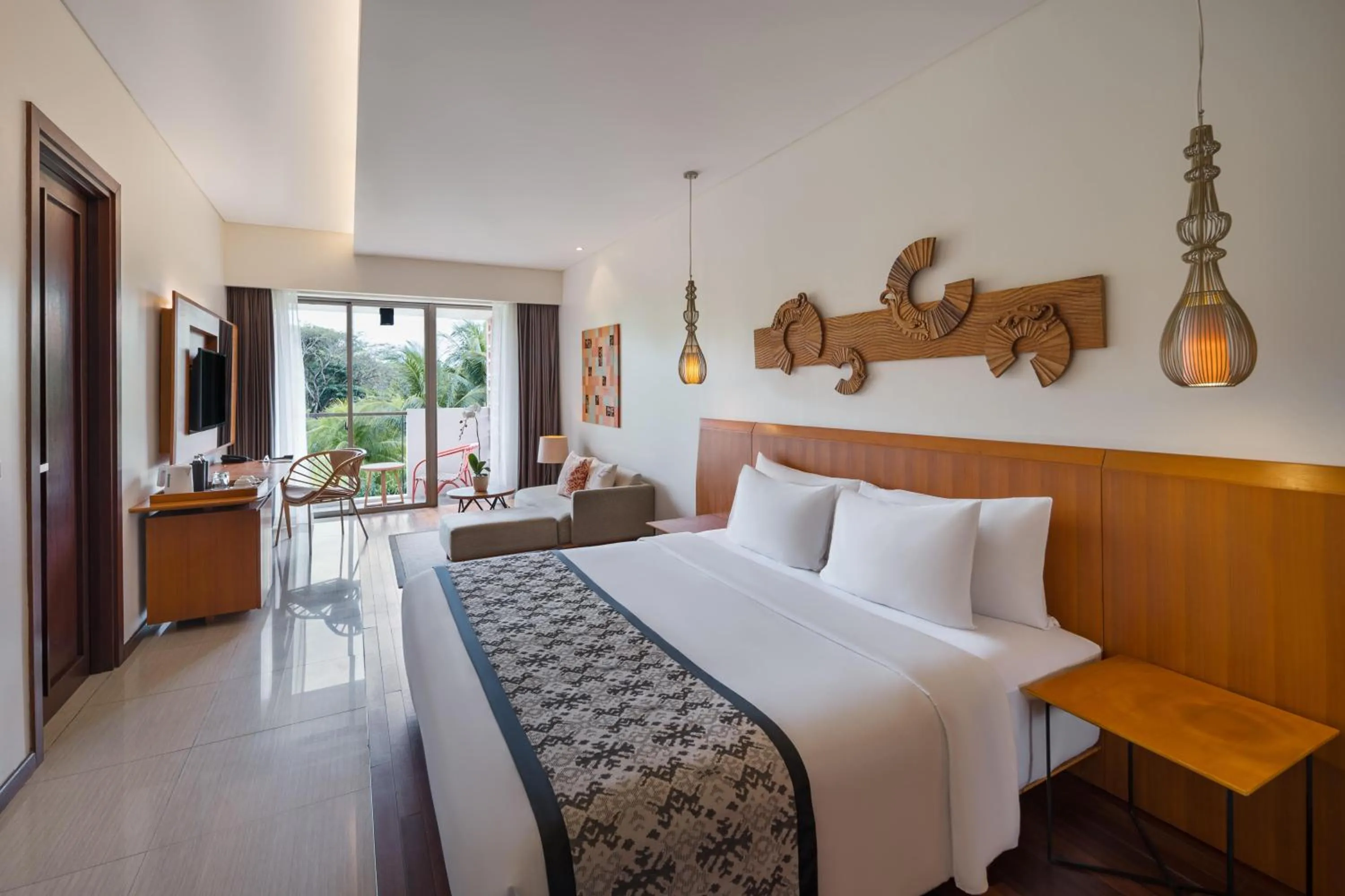 Deluxe Double or Twin Room with Garden View in MERUSAKA Nusa Dua
