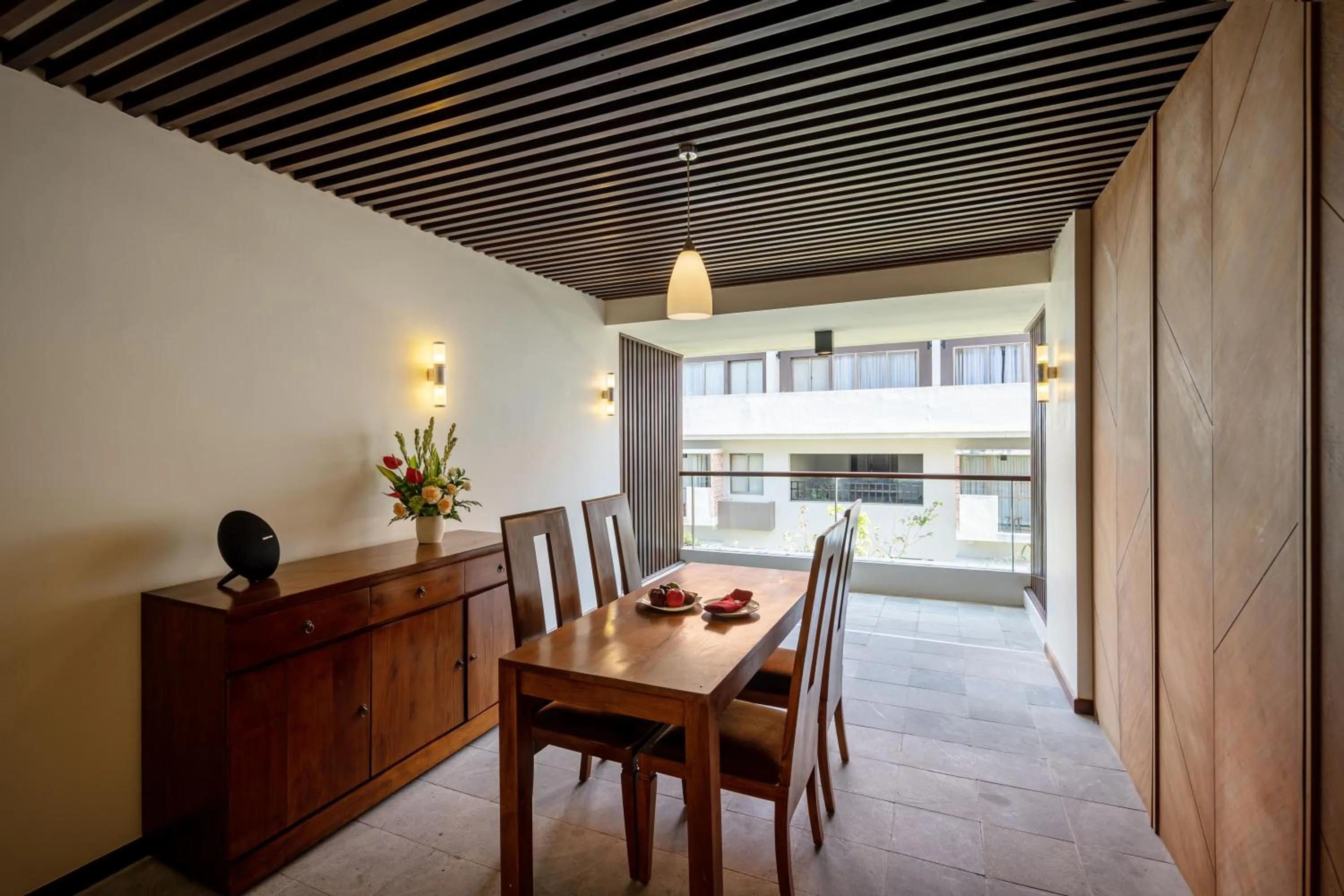 Dining area in MERUSAKA Nusa Dua