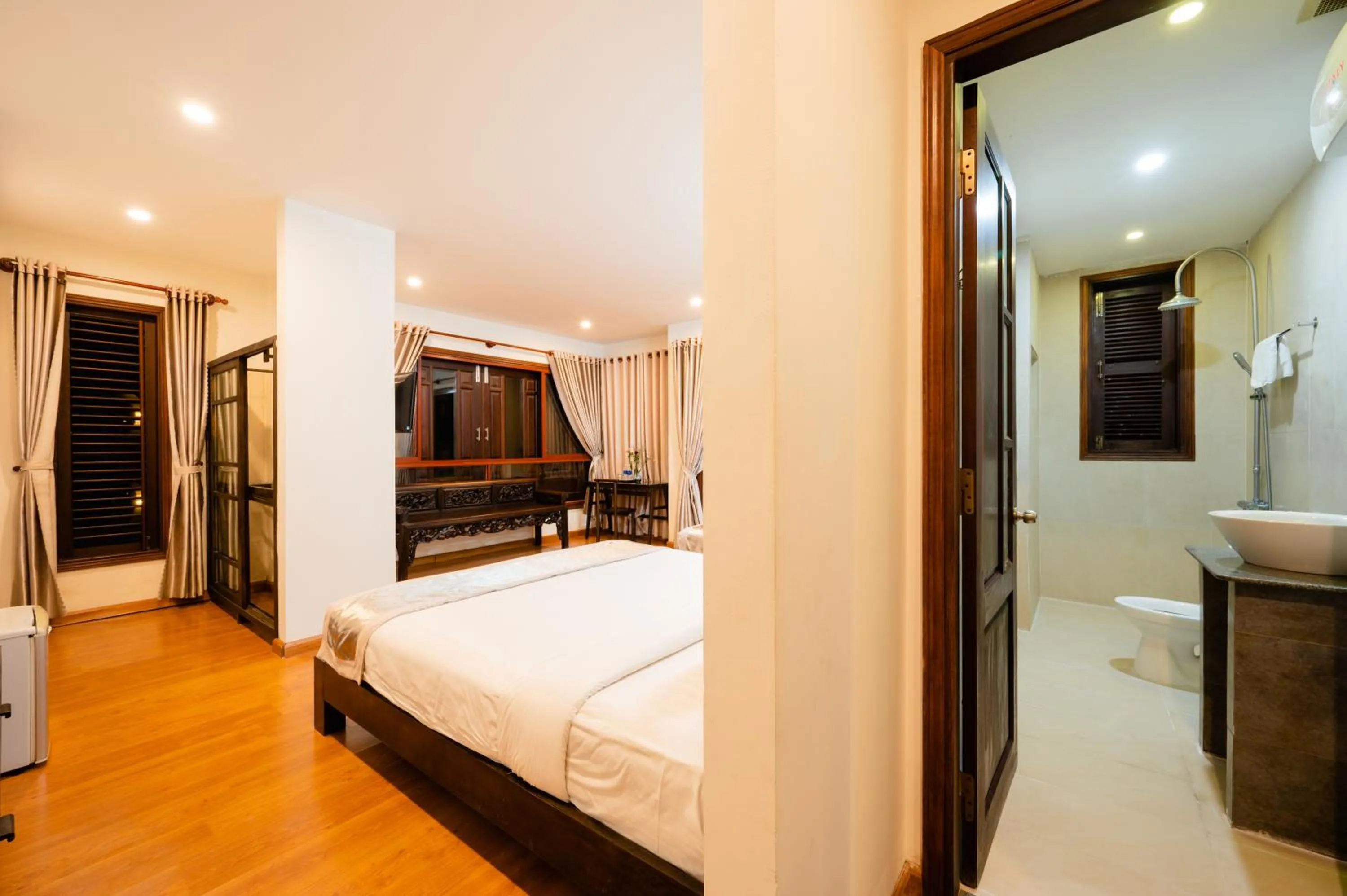 Bed in B'Lan Riverside Villa