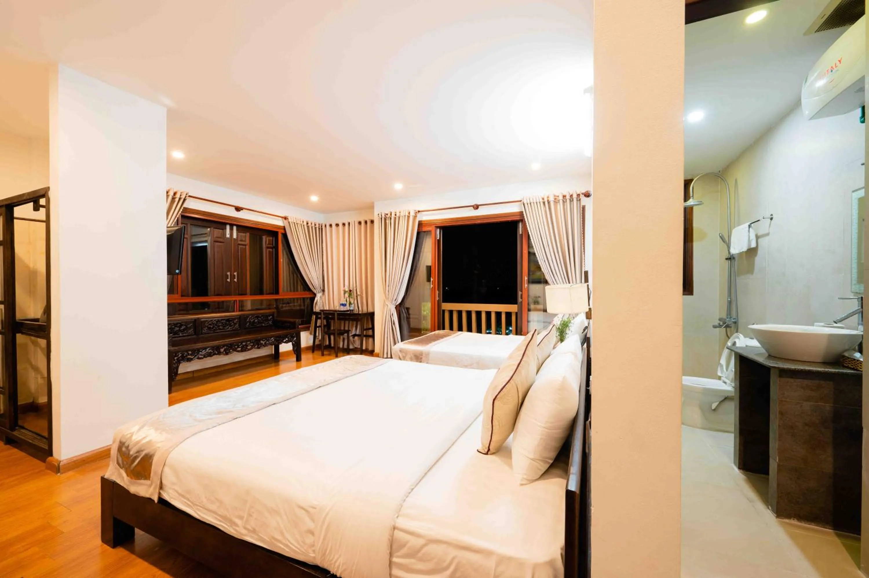 Bed in B'Lan Riverside Villa