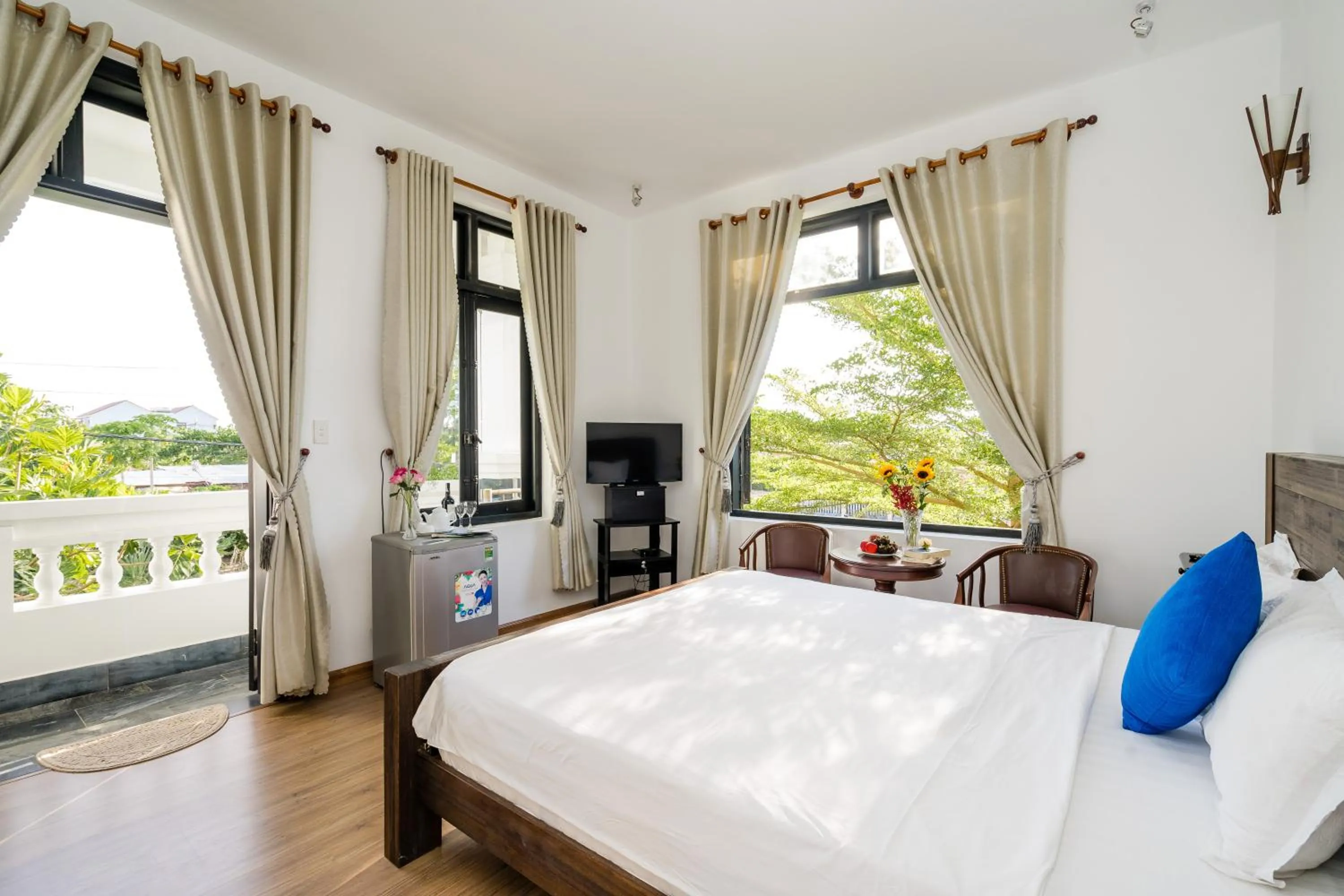 Bedroom in Blue An Bang Villa