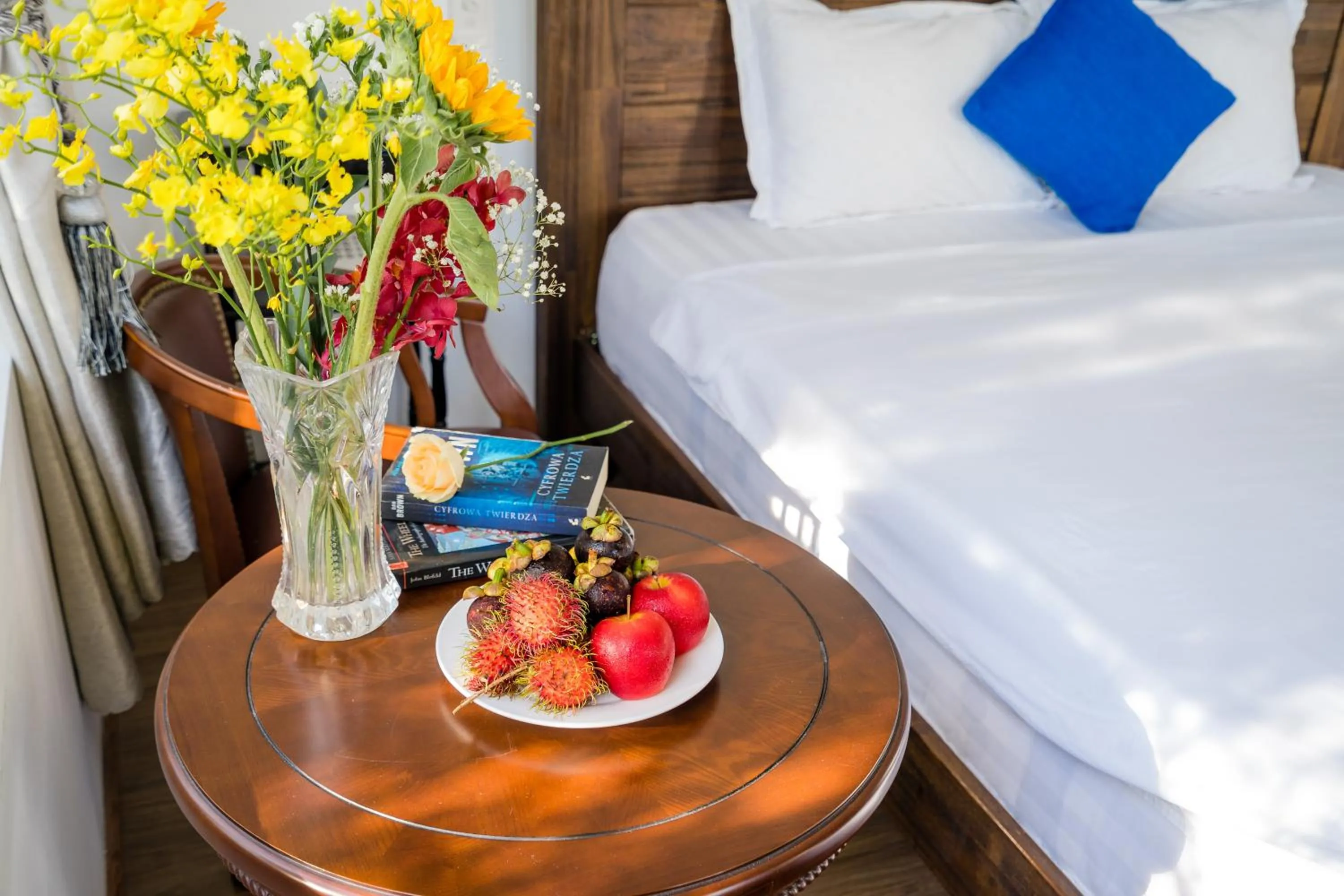 Bedroom in Blue An Bang Villa