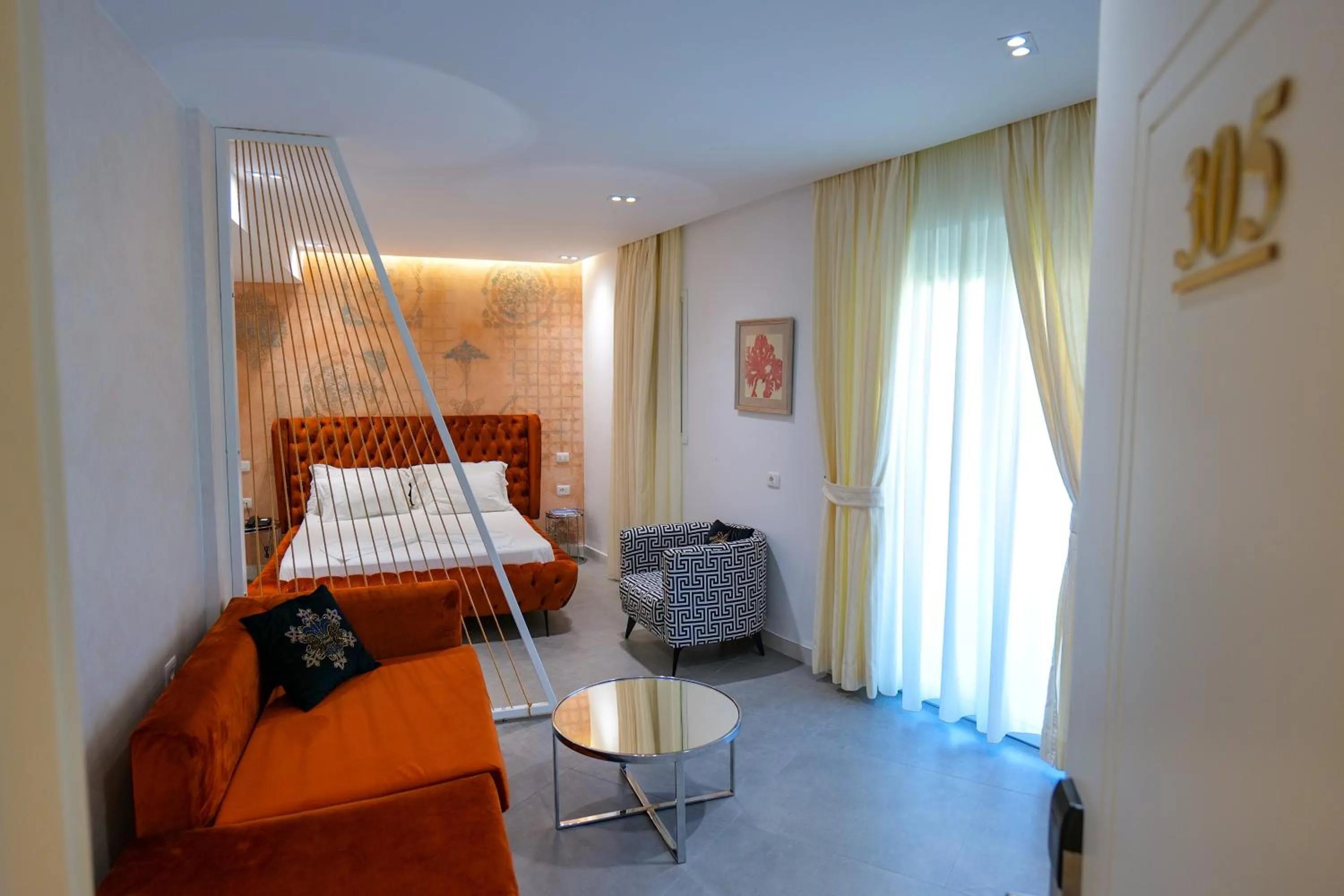 Bed in HH Boutique Hotel