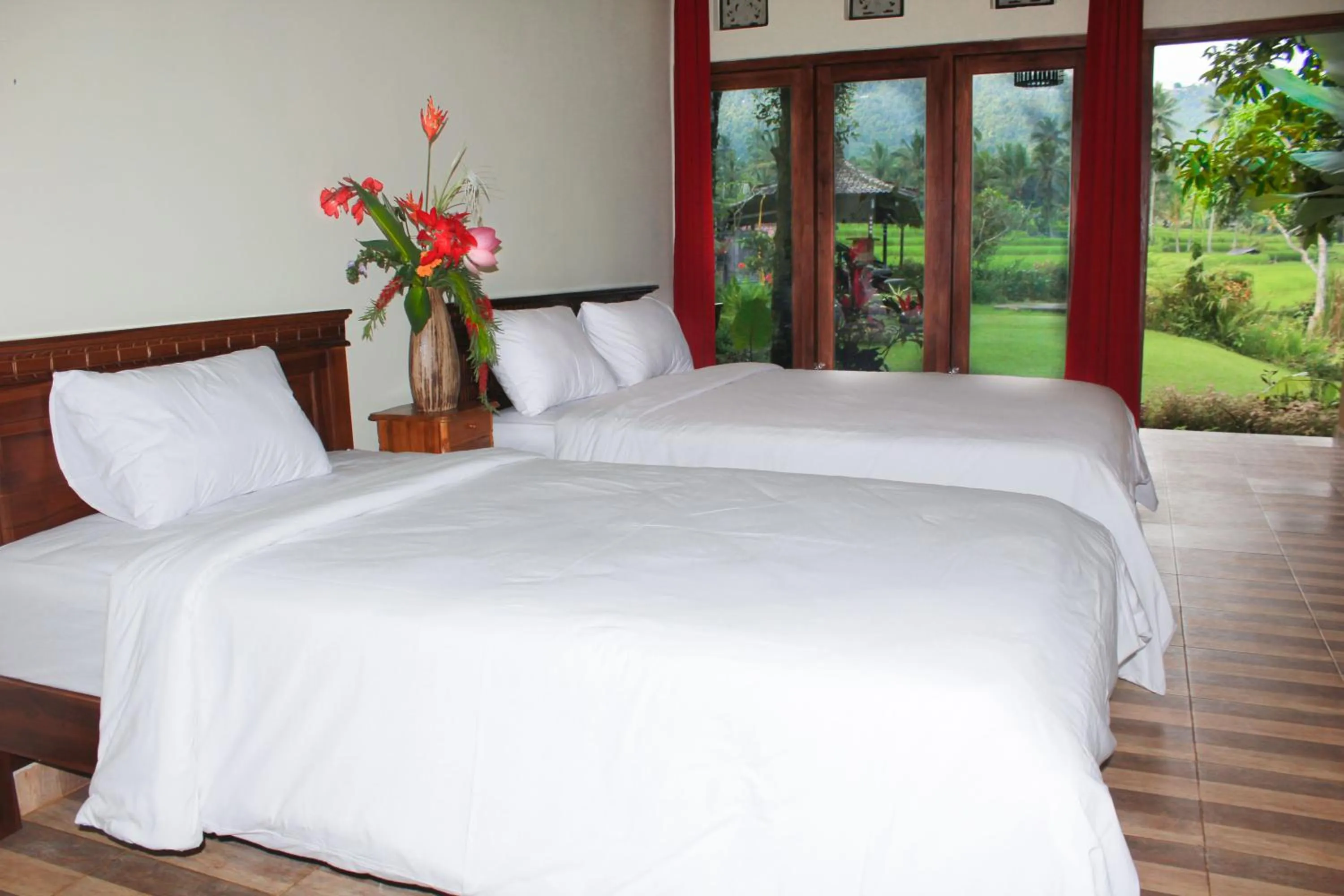 Bed in Amartya Puri Green Cottages