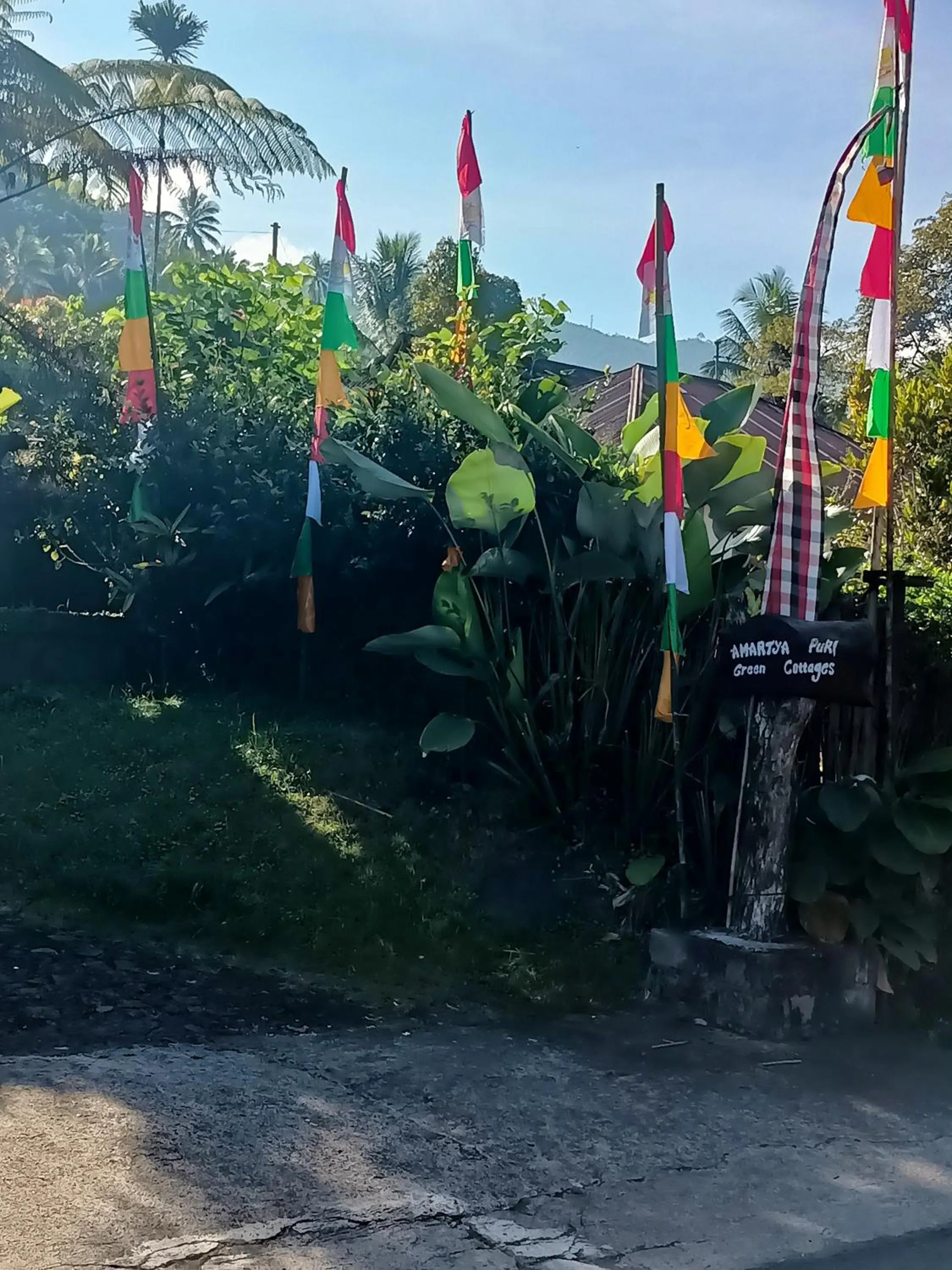 Garden view in Amartya Puri Green Cottages