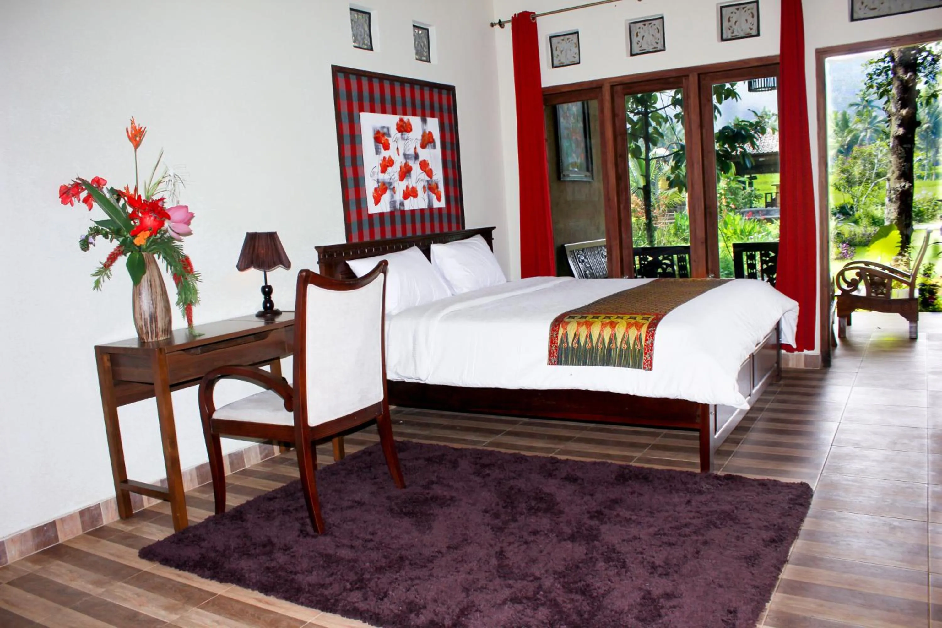 Bed in Amartya Puri Green Cottages