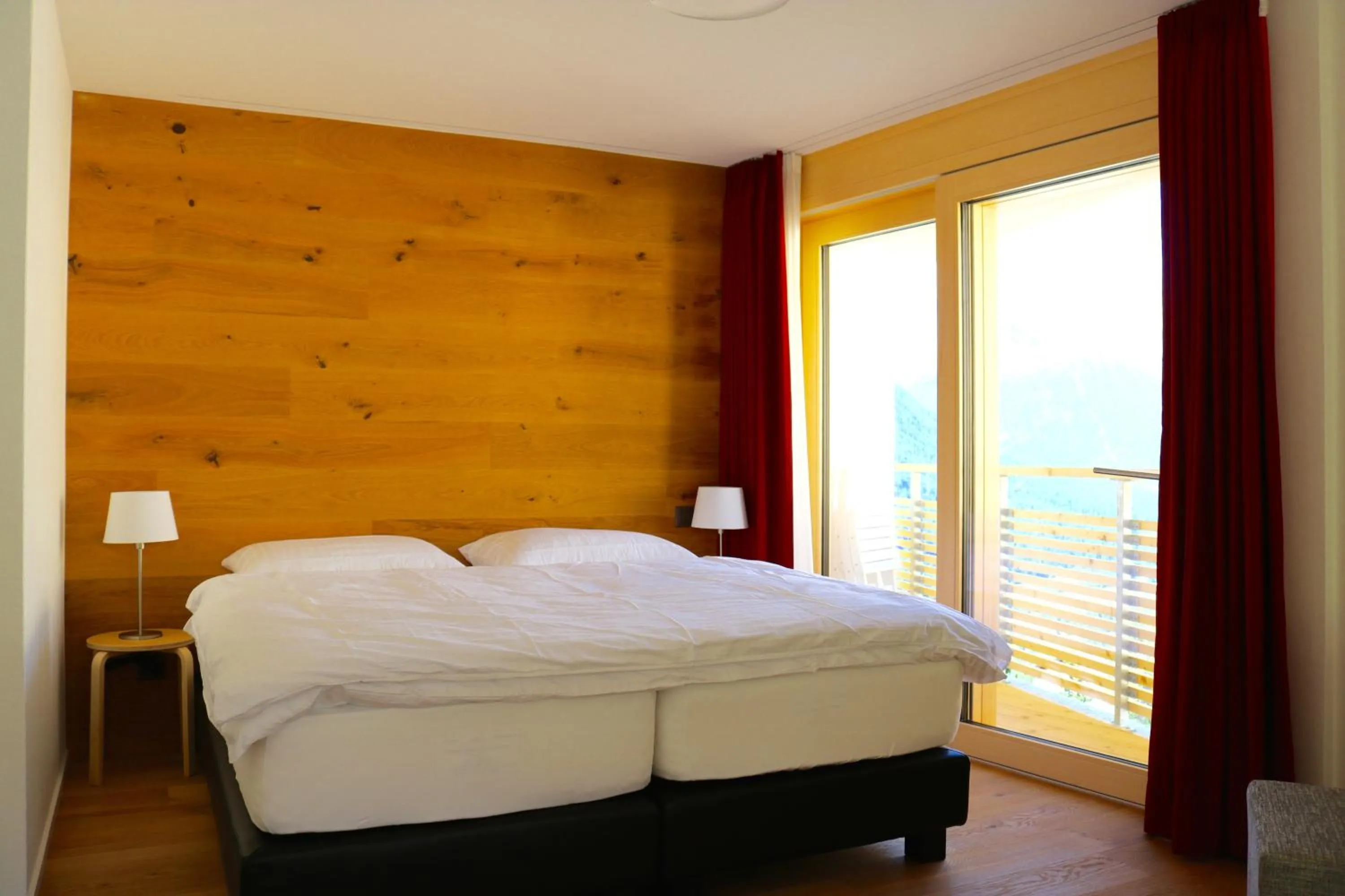 Balcony/Terrace, Bed in Guarda Lodge