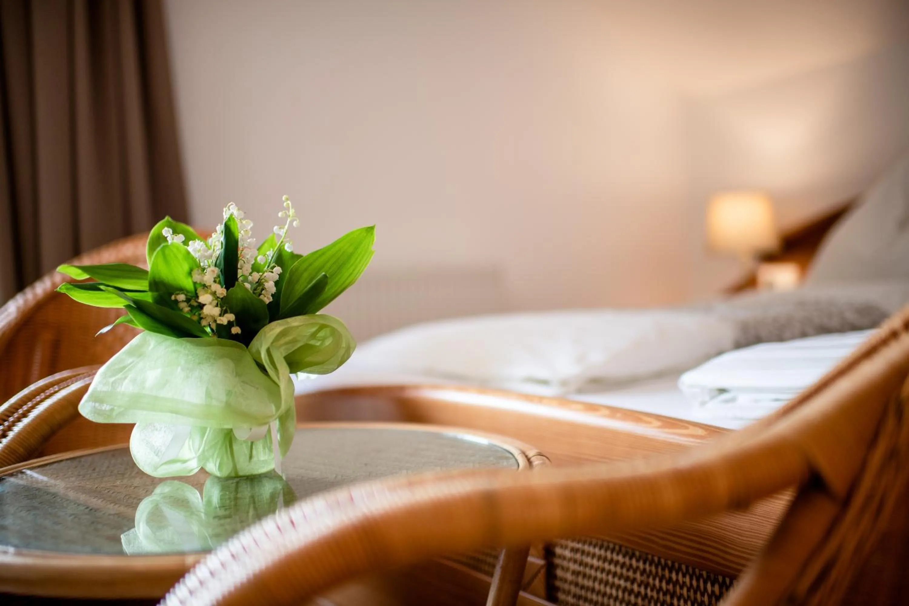 Bed in Hotel Irmgard