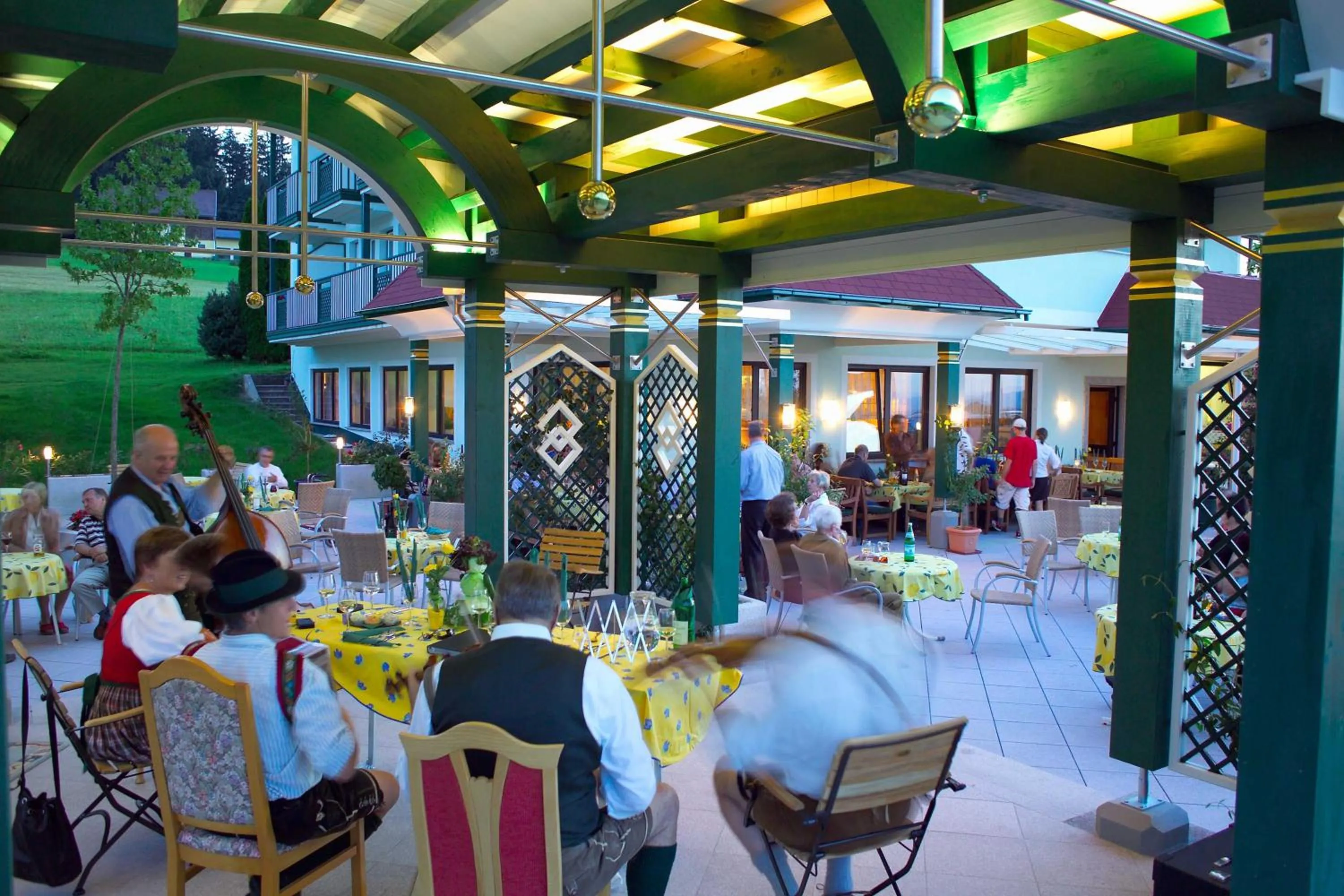 Garden in Hotel Irmgard