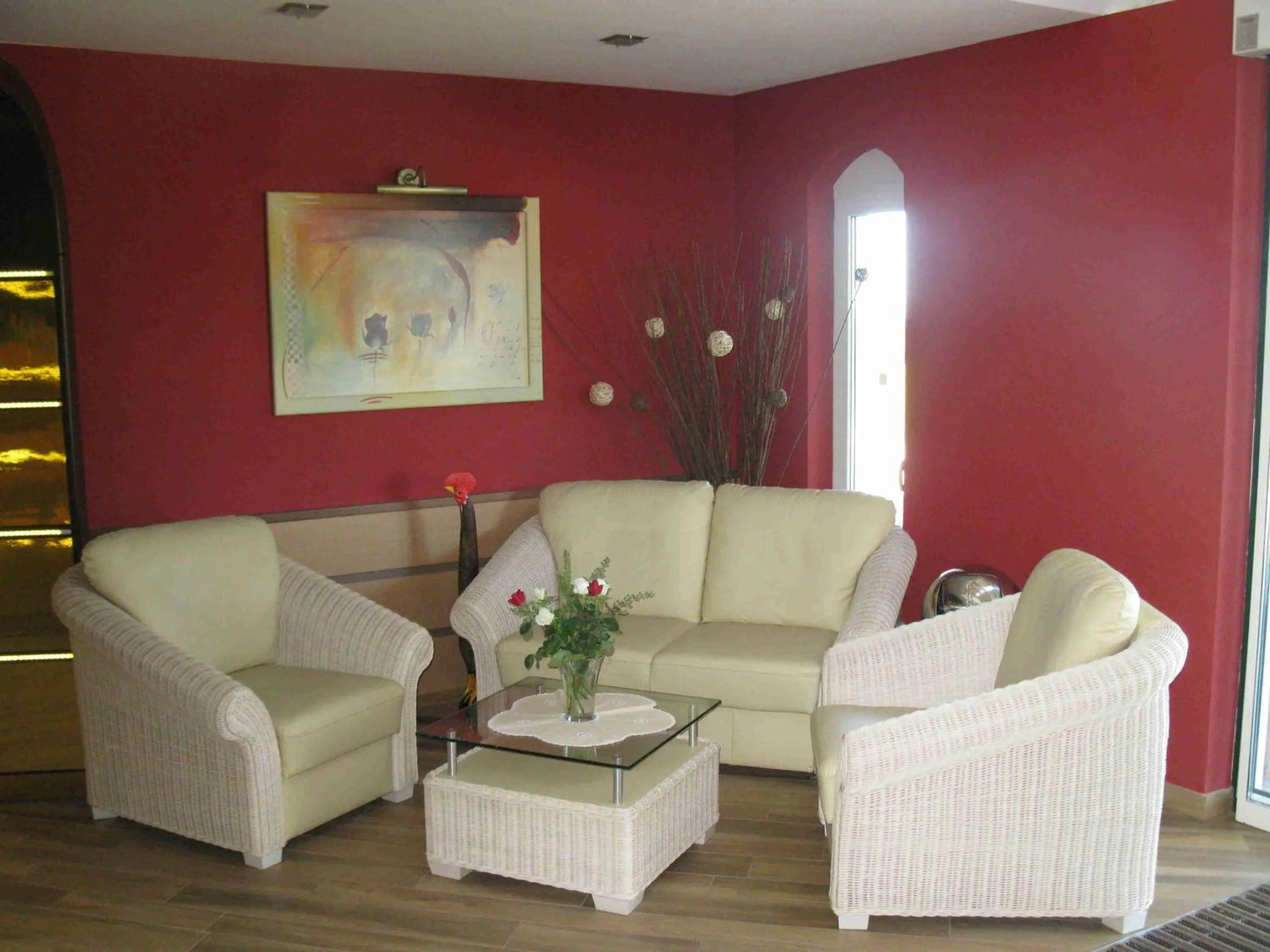 Lobby or reception in Hotel Irmgard