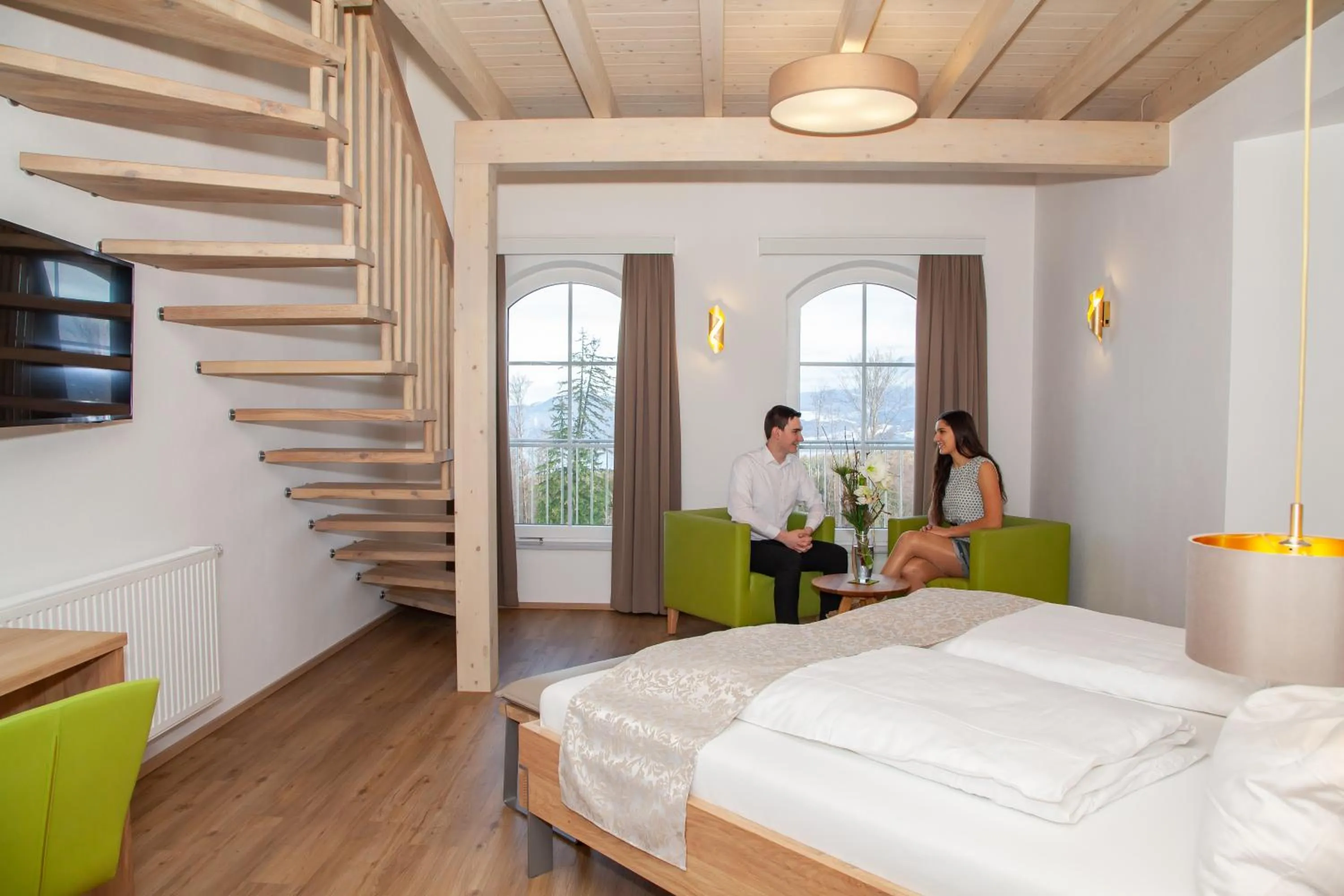 Bed in Hotel Irmgard