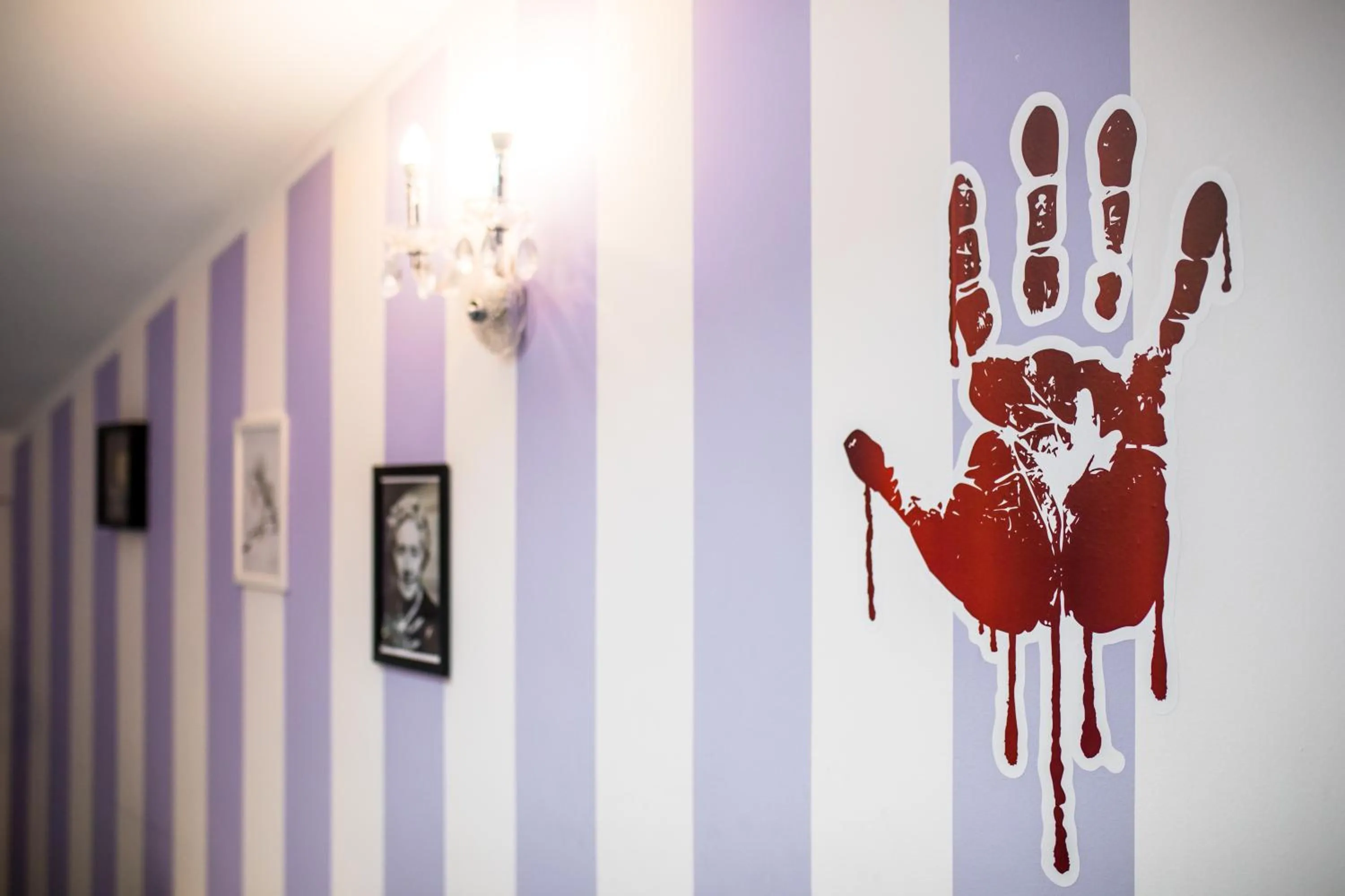 Decorative detail in AB Hostel