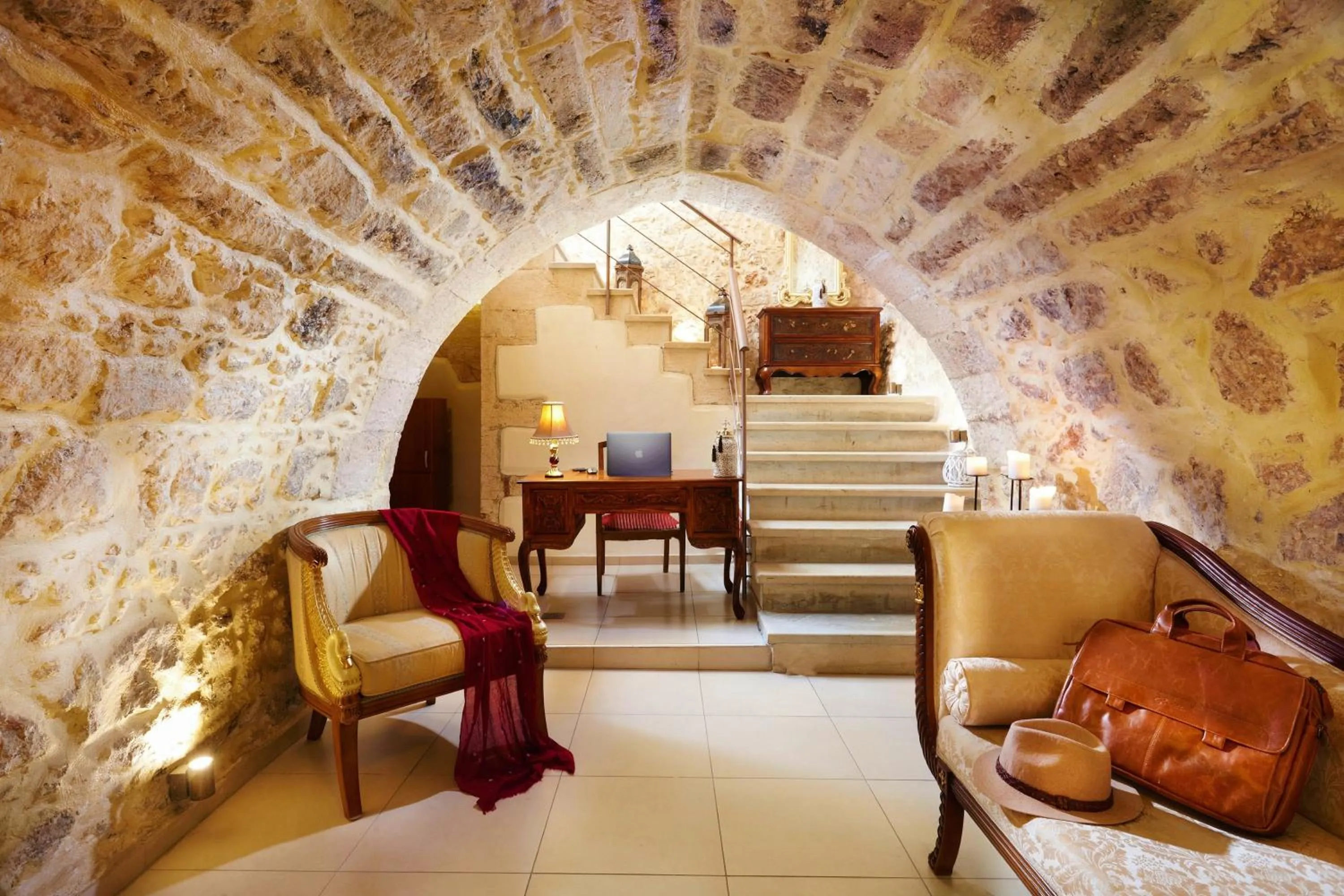 Lobby or reception in Archontiko Old Town Suites