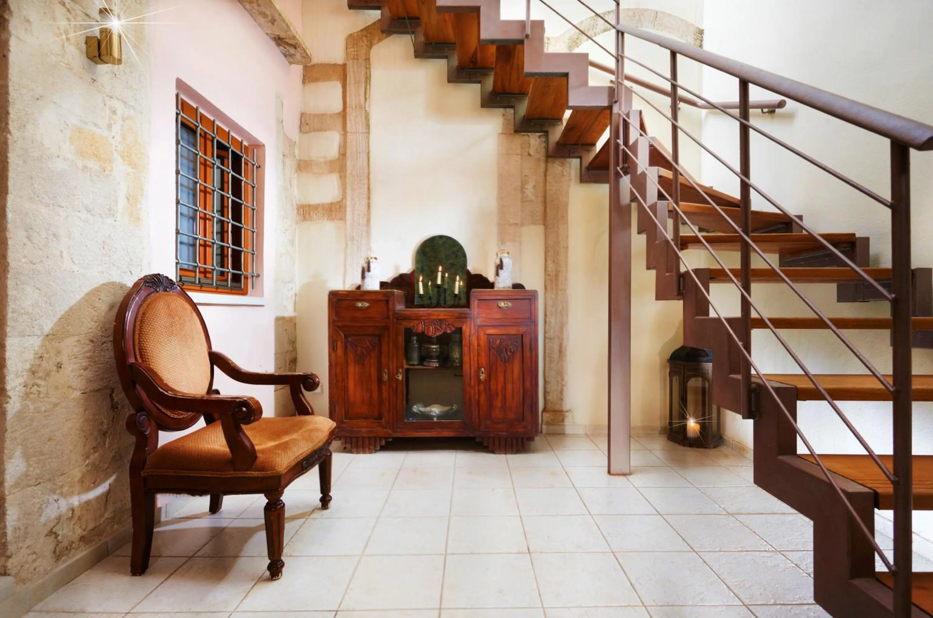 Patio in Archontiko Old Town Suites