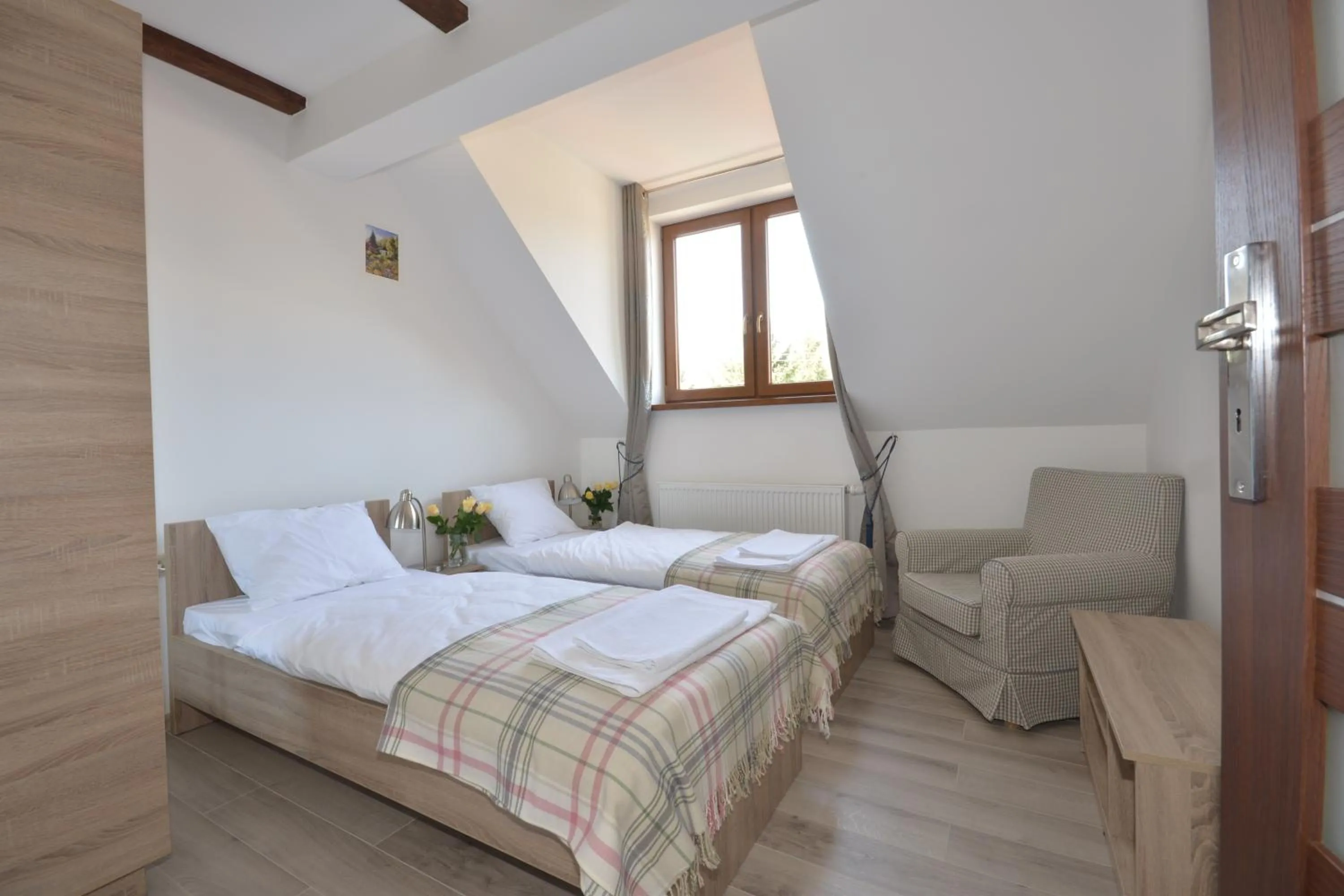 Bedroom, Bed in Apartamenty Zielony Dom