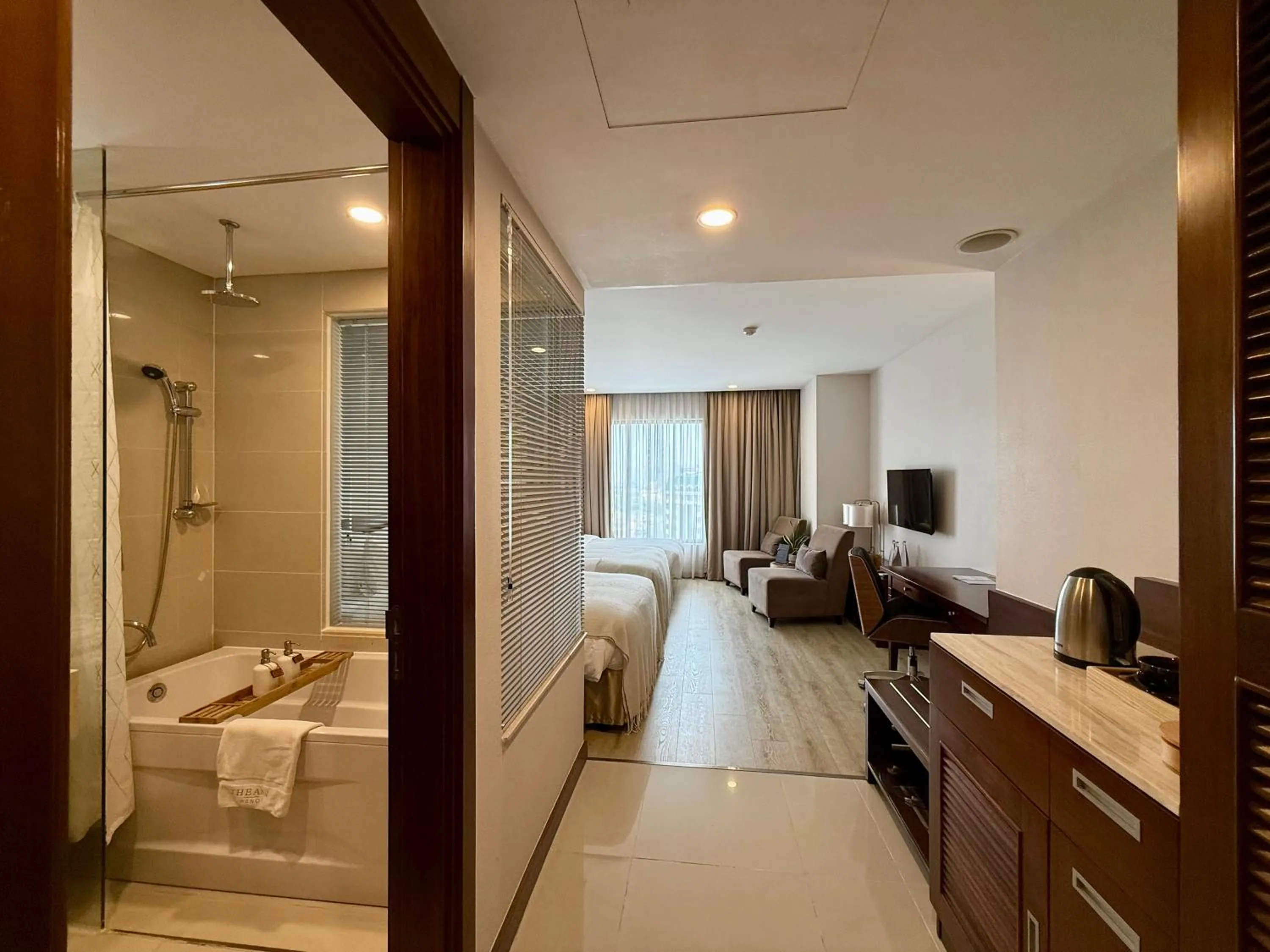 Bathroom, Bed in The Ann Hanoi Hotel & Spa