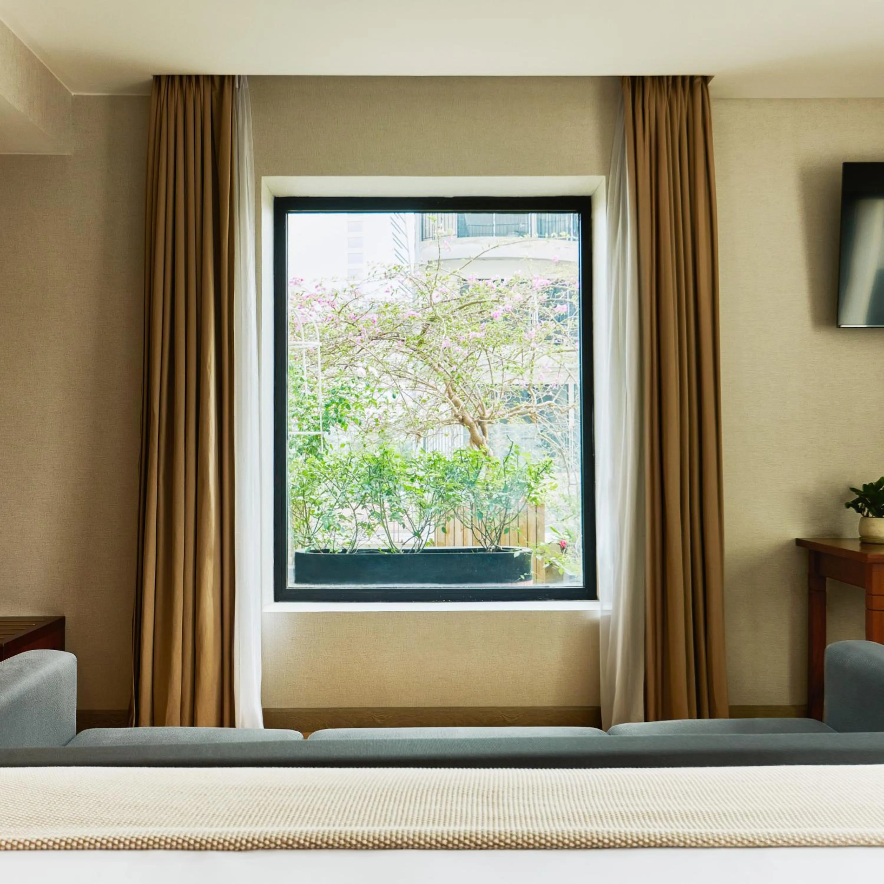 View (from property/room), Bed in The Ann Hanoi Hotel & Spa