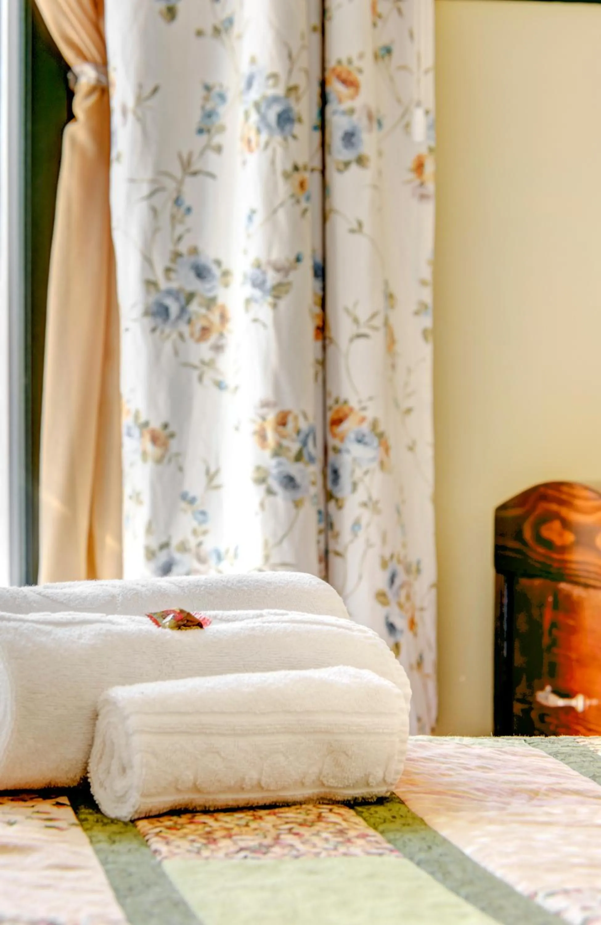 Decorative detail, Bed in Villa Lavinia