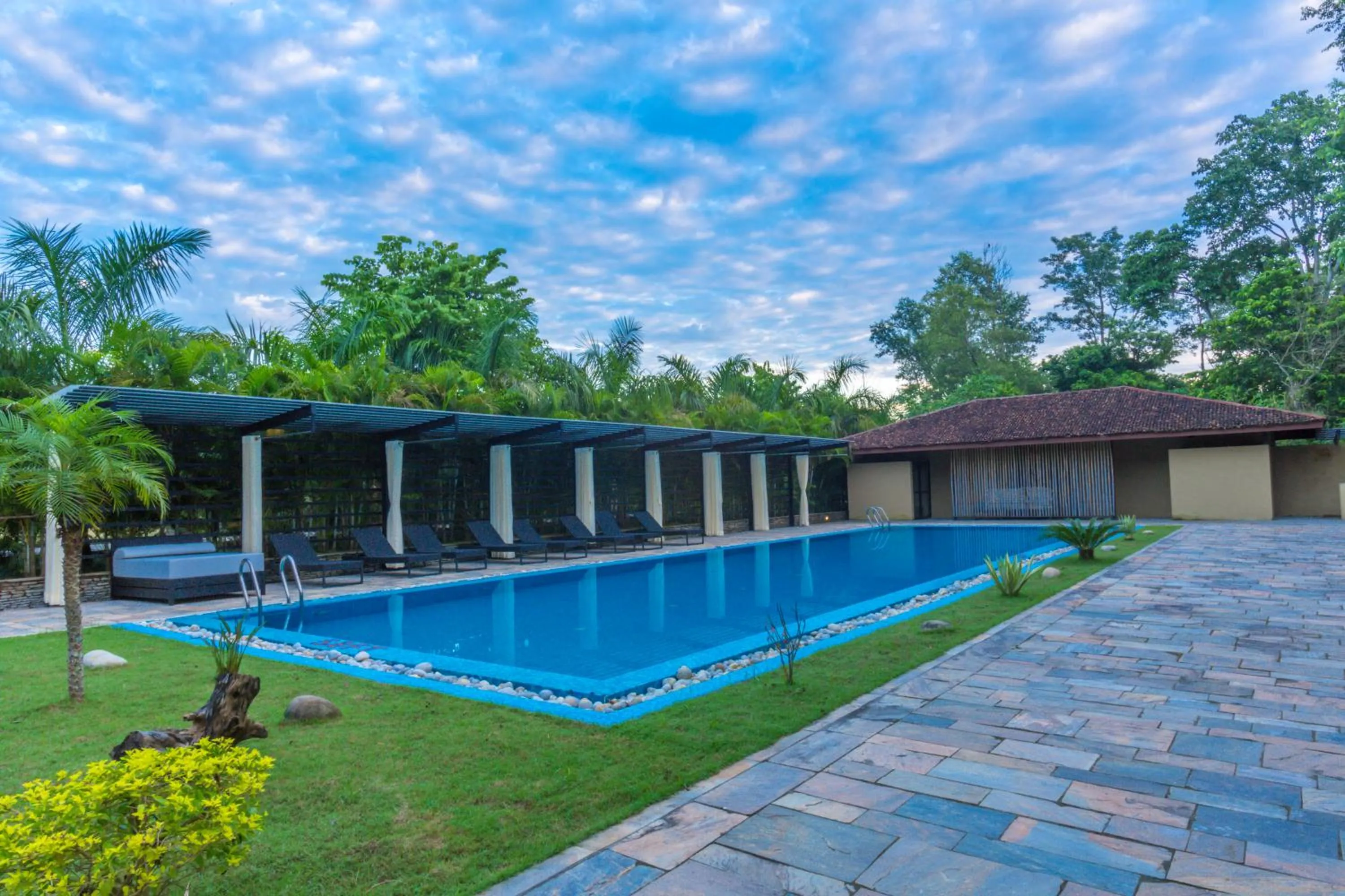 Swimming pool in Kasara Chitwan