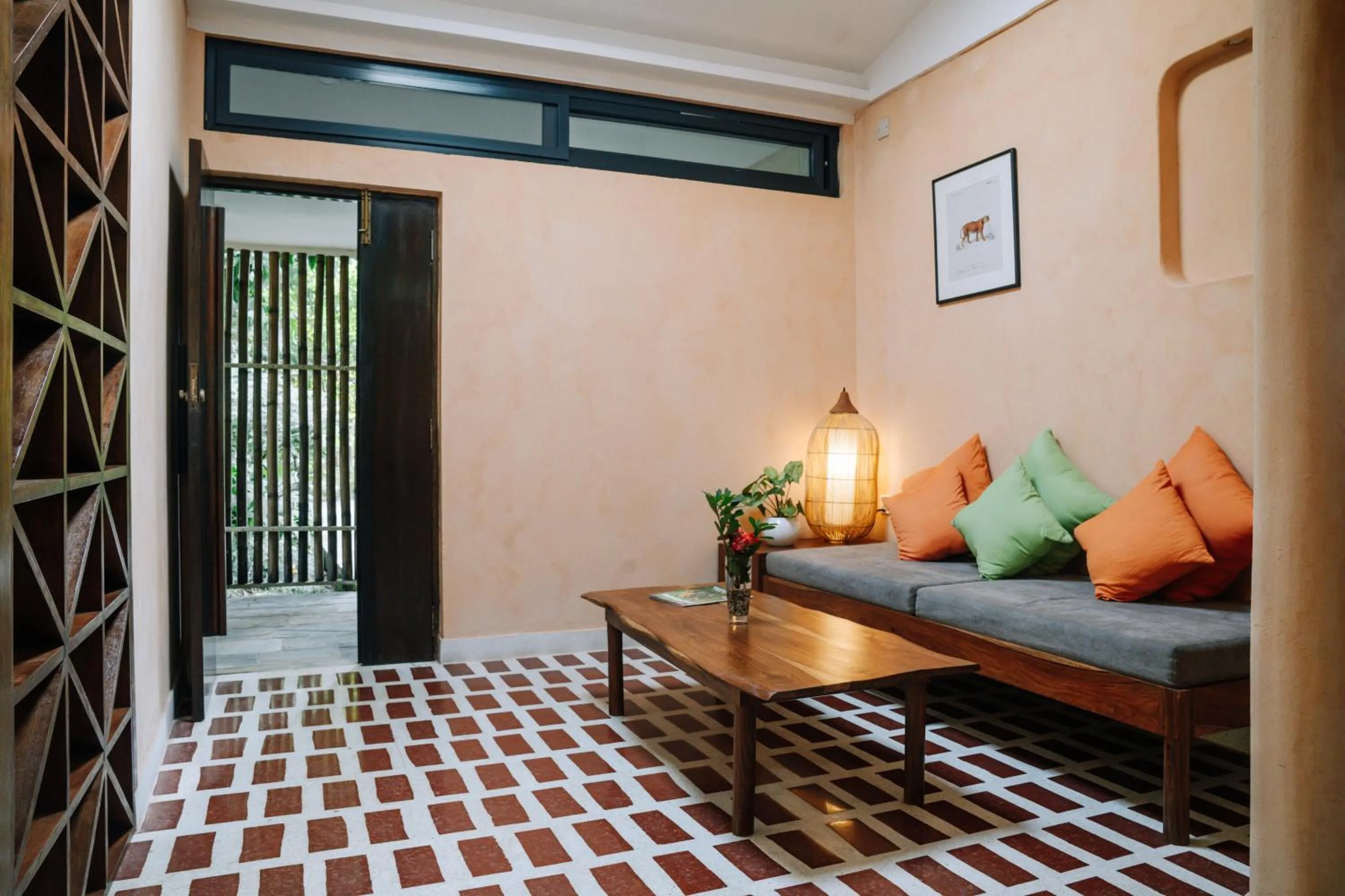 Living room in Kasara Chitwan