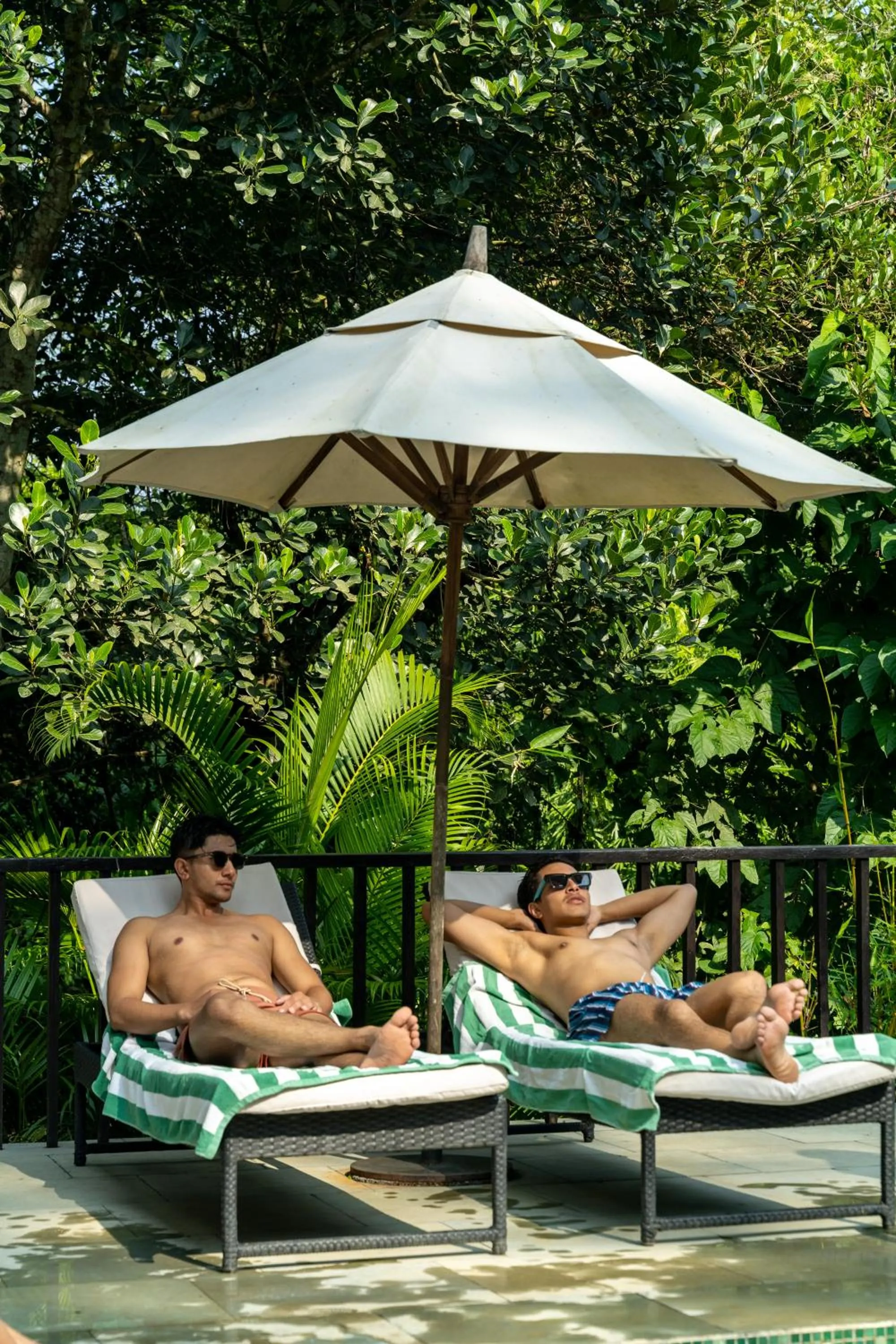 Swimming pool in Kasara Chitwan