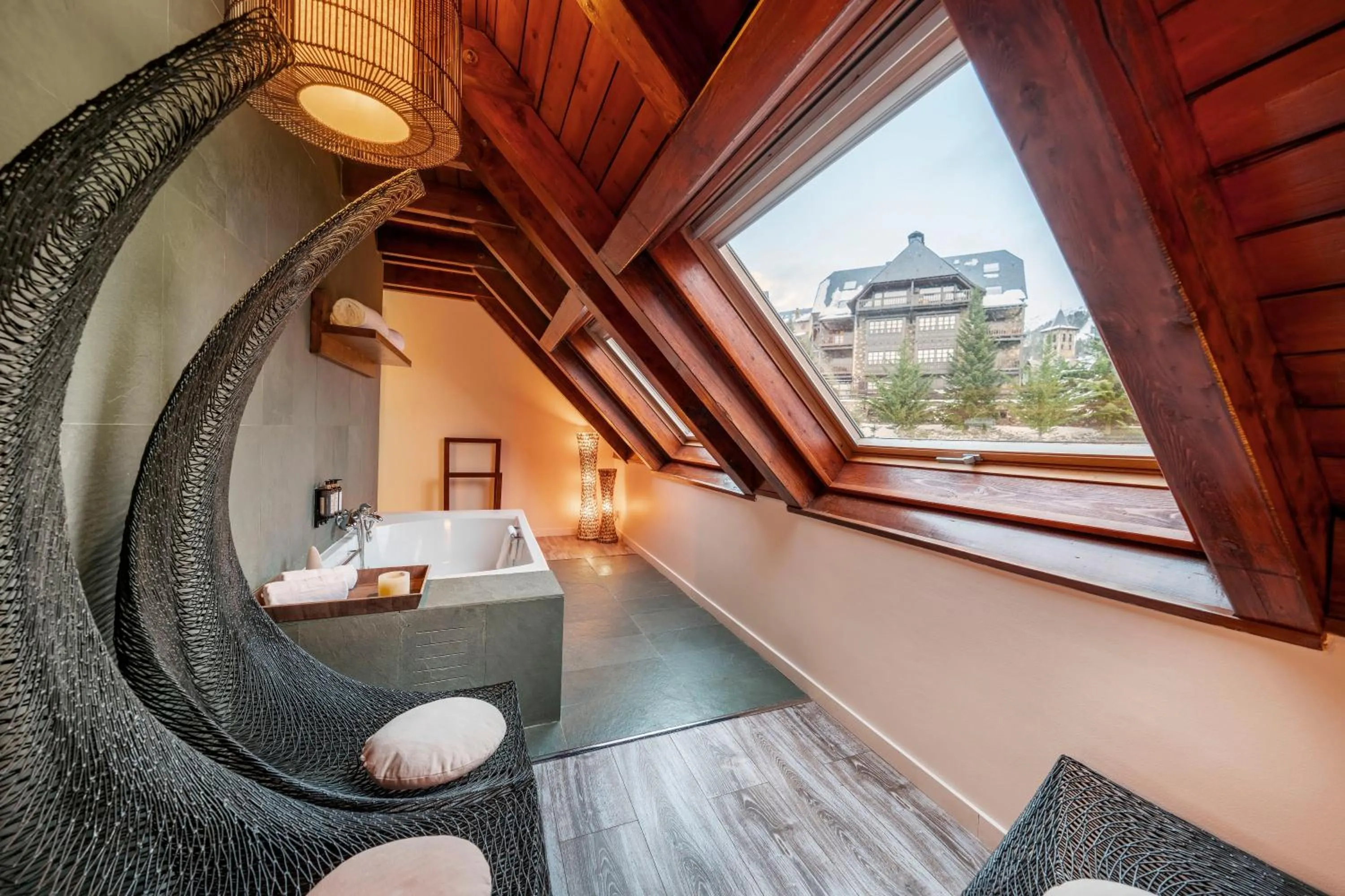 Bathroom, Bed in Eurostars La Pleta