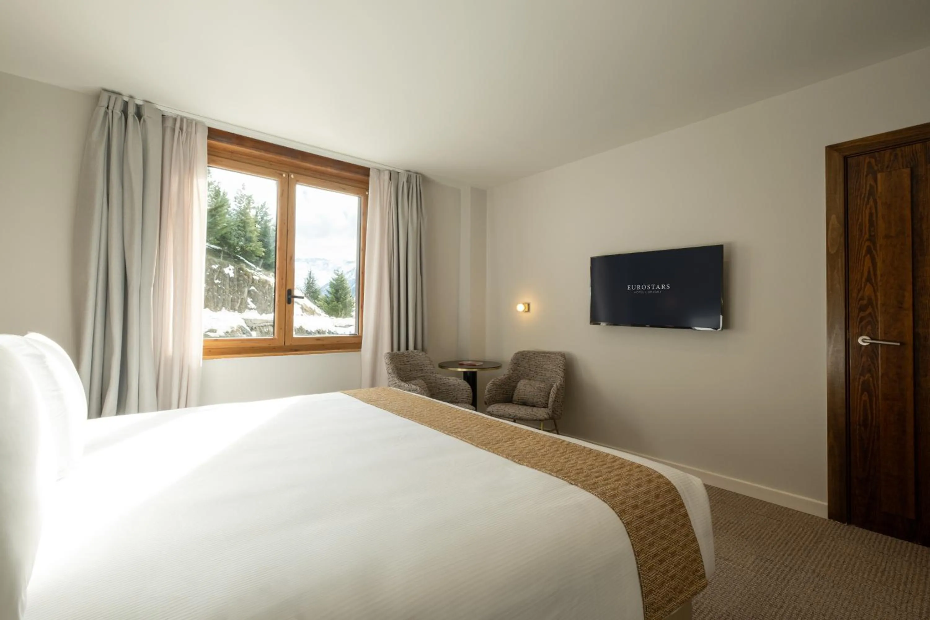 Bed in Eurostars La Pleta