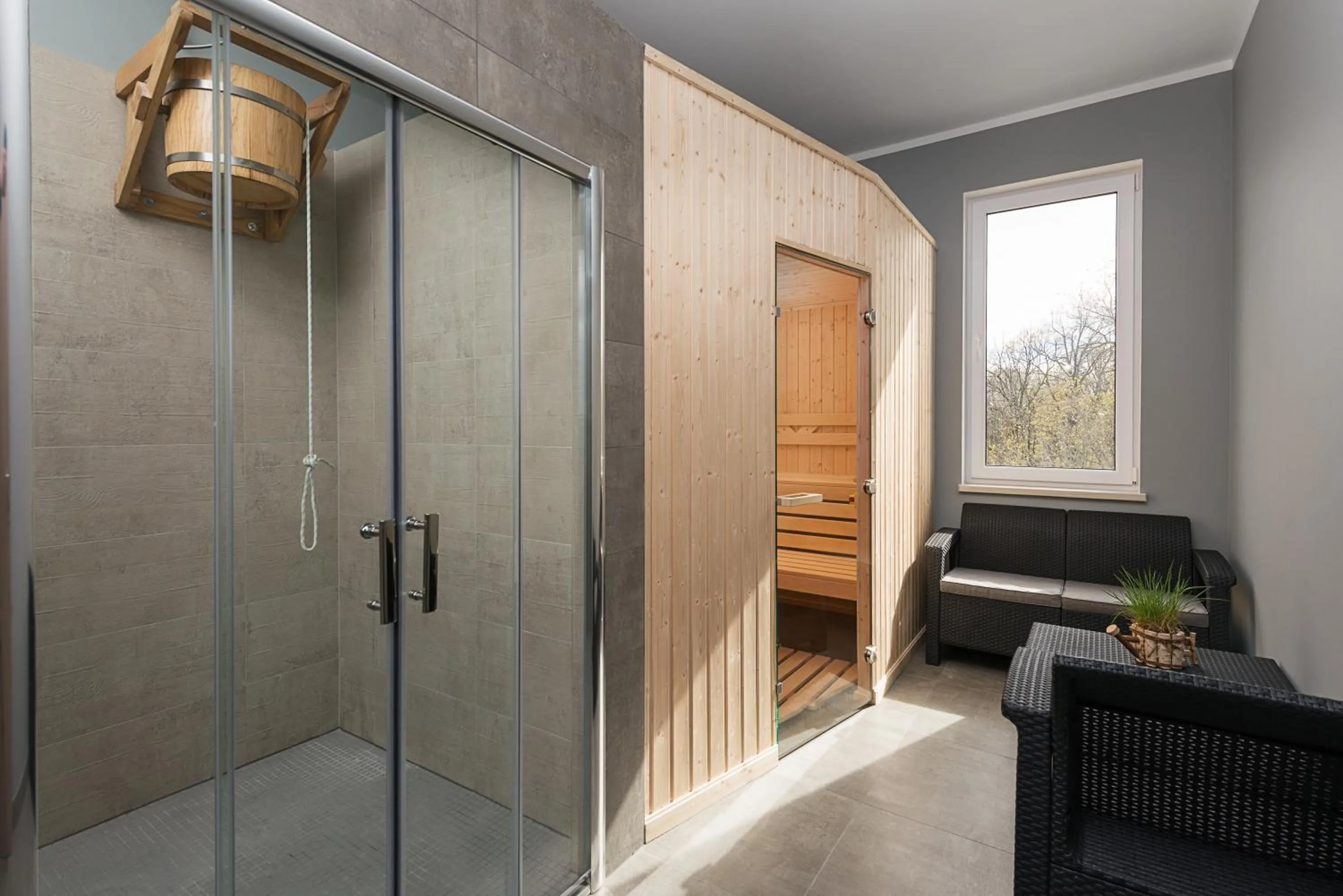 Sauna in Park Hotel & Restauracja Browar Brzeg