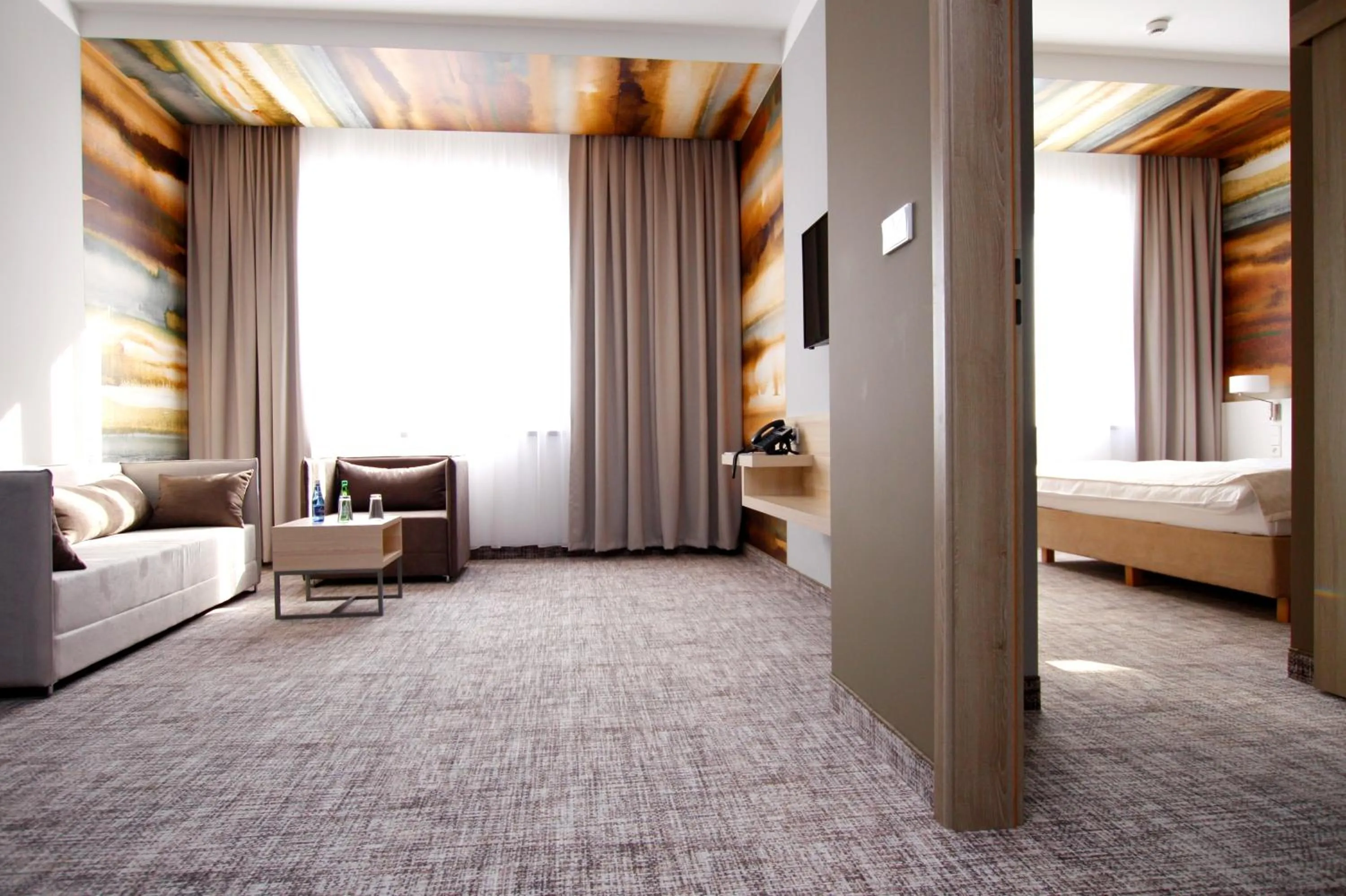 Living room, Bed in Park Hotel & Restauracja Browar Brzeg