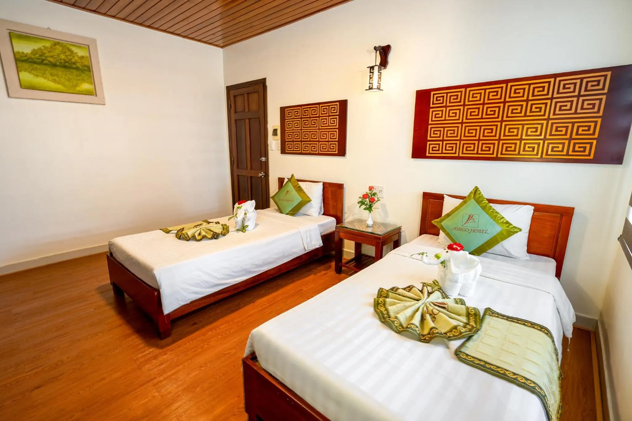 Bed in AMIGO HUE hotel