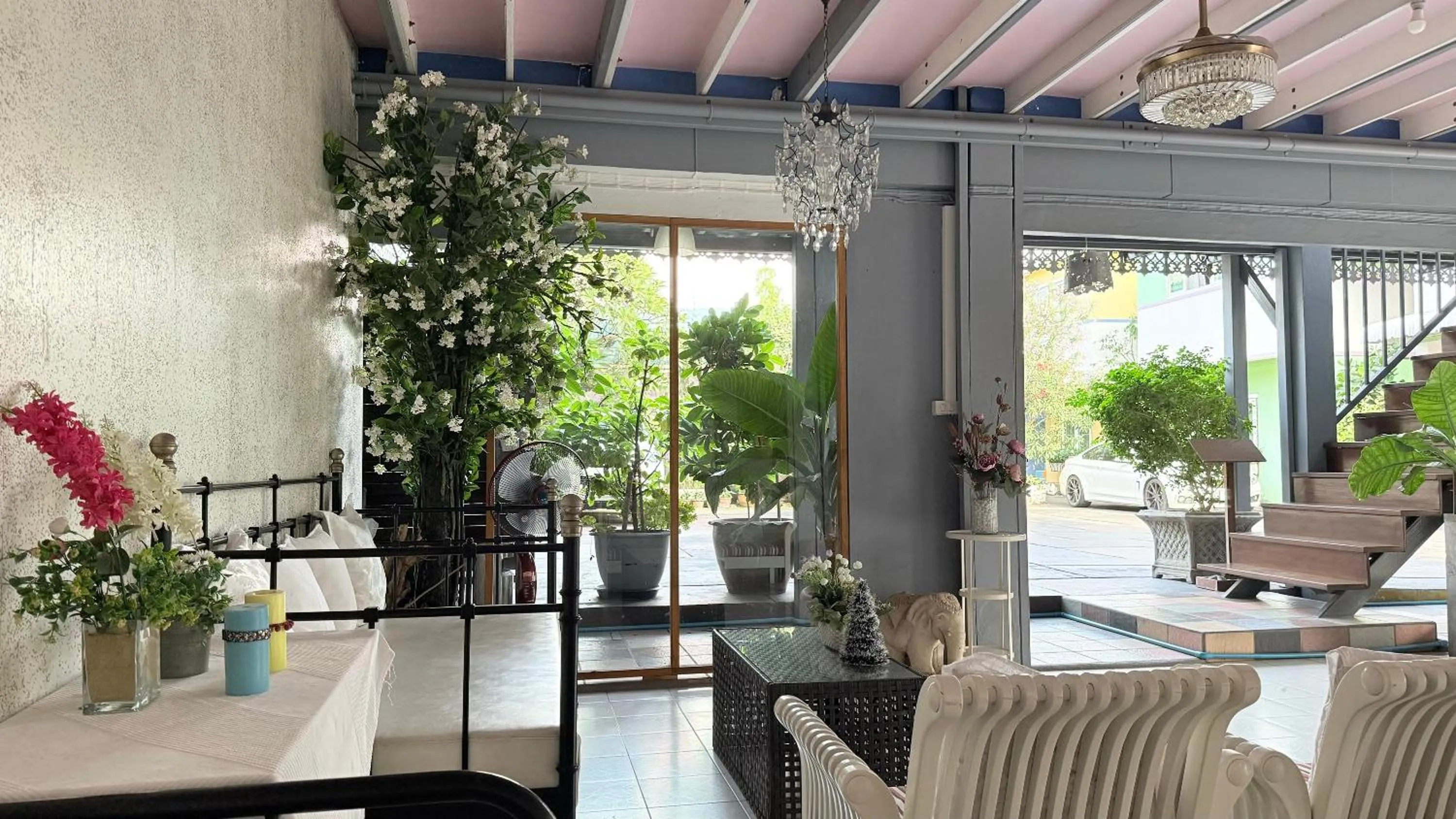 Seating area in Issara House Bangkok