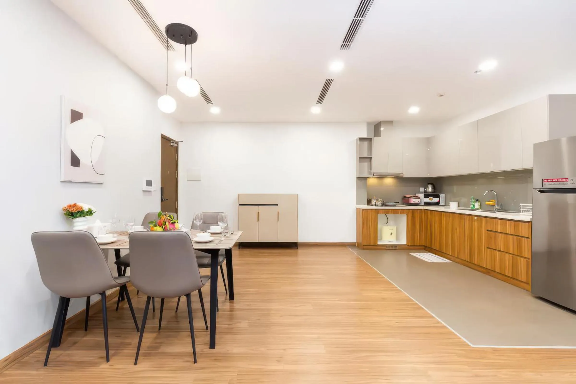 Seating area in Eco Green Saigon - Free Gym & Netflix & Pool