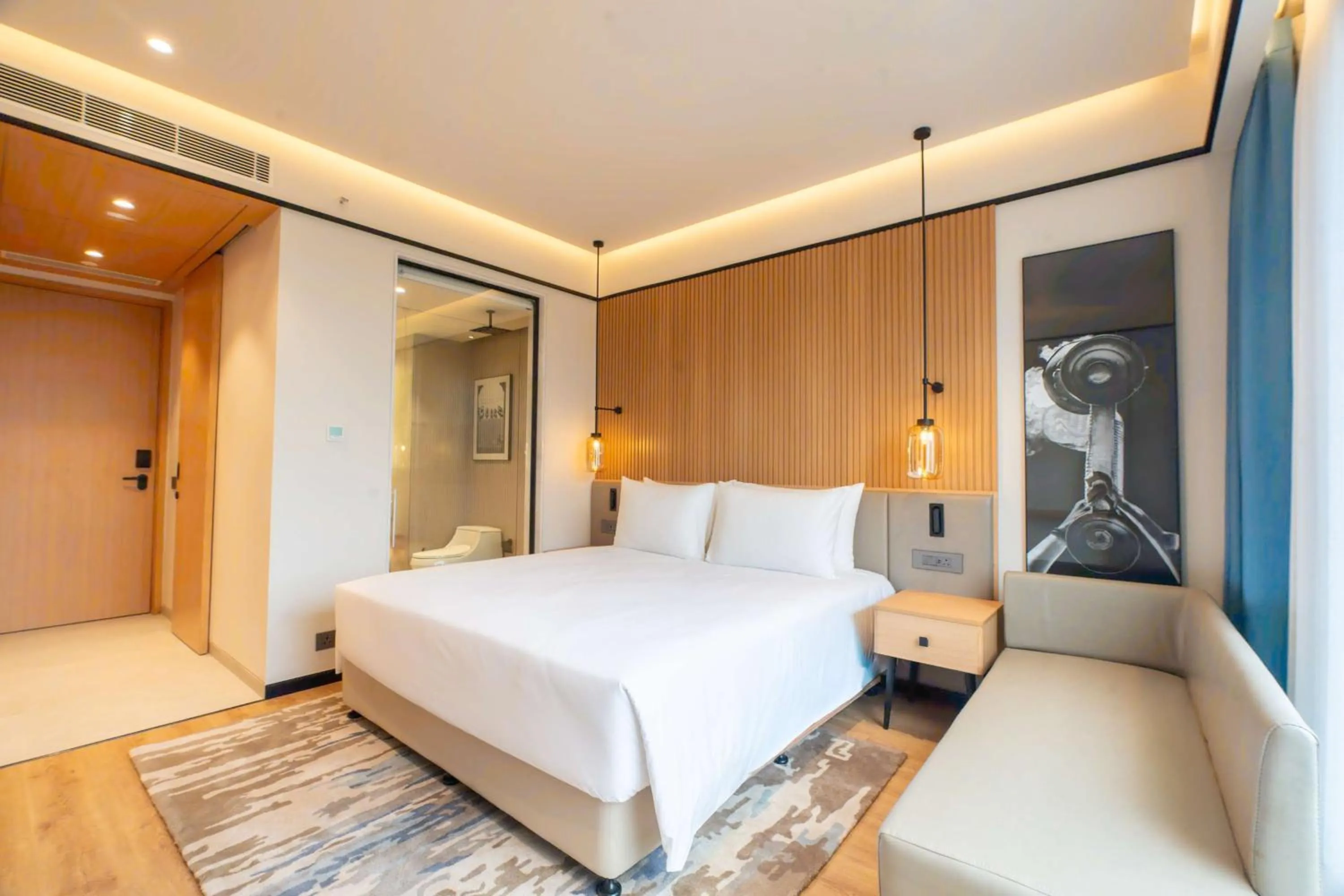 Photo of the whole room, Bed in Radisson Hotel Prayagraj