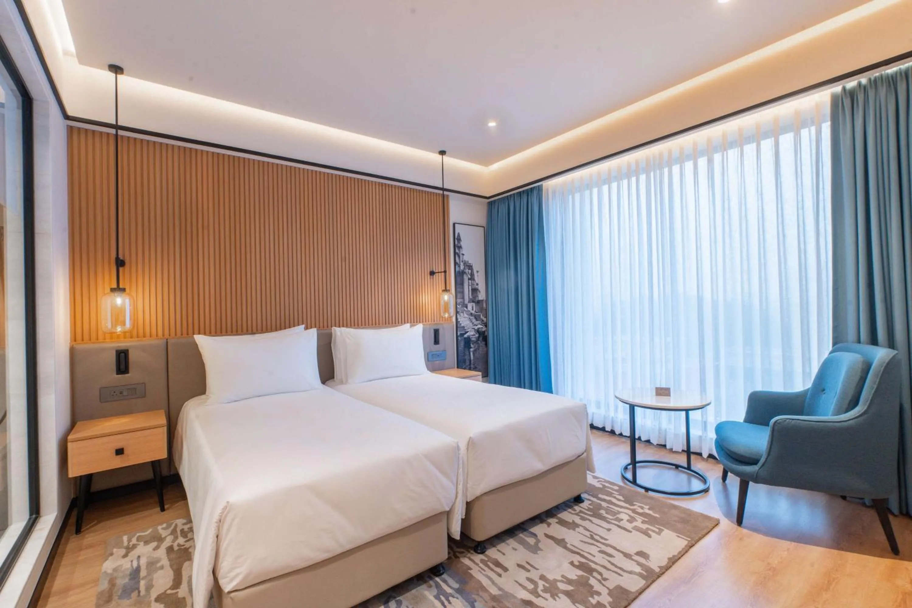 Bed in Radisson Hotel Prayagraj