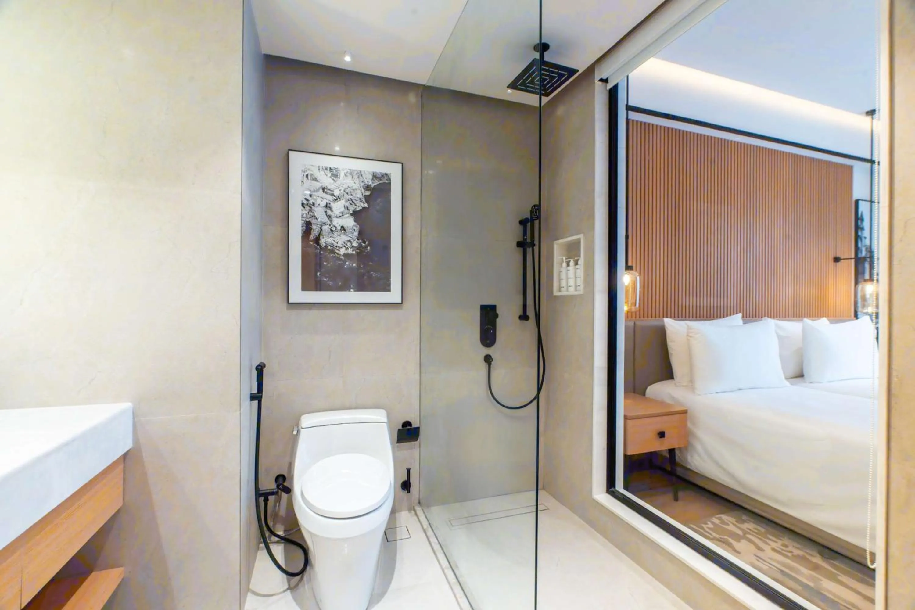 Toilet, Bed in Radisson Hotel Prayagraj