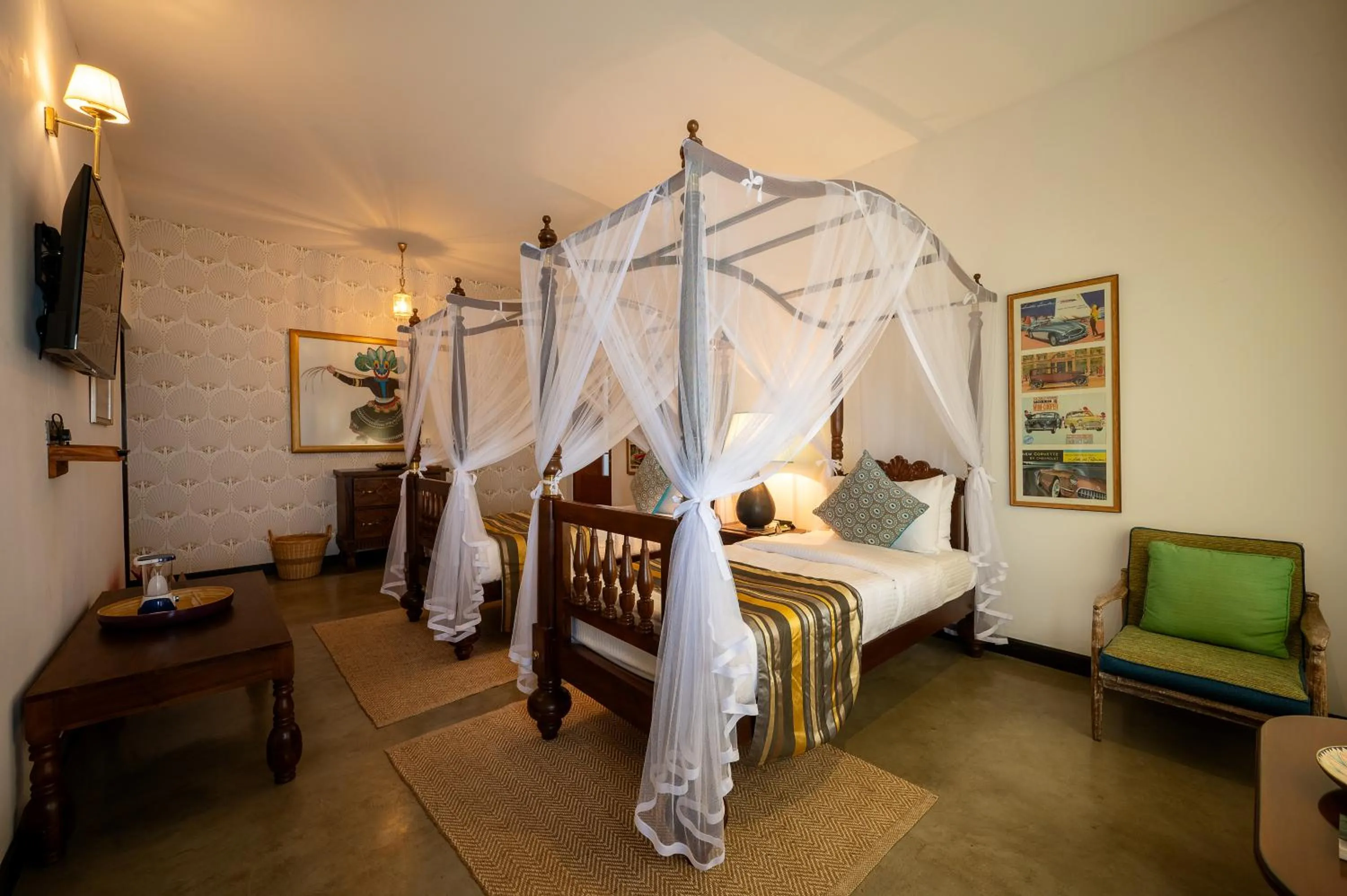 Bed in Riverdale Bungalow - Film Location For 'Bridge On The River Kwai'