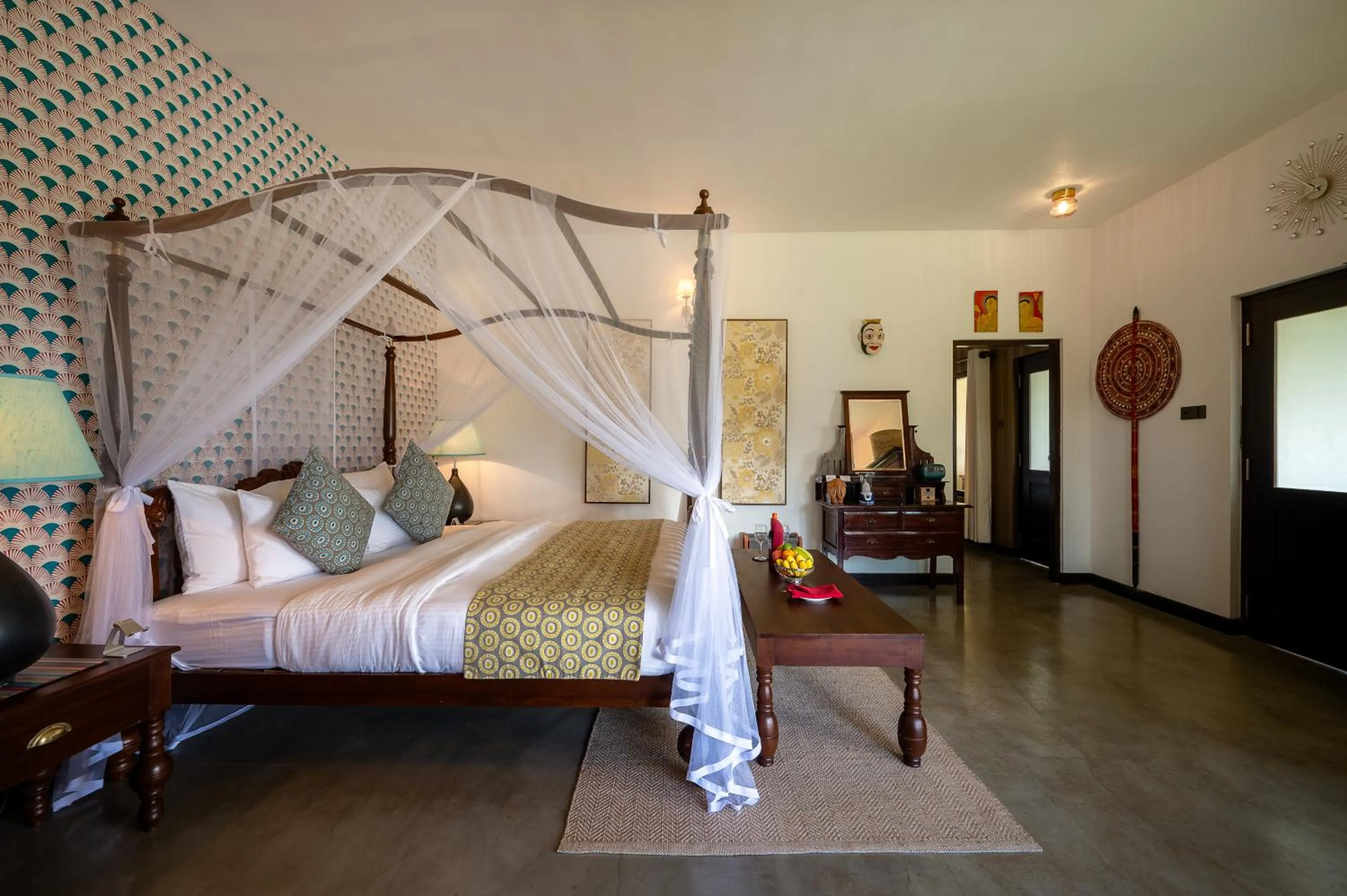 Bed in Riverdale Bungalow - Film Location For 'Bridge On The River Kwai'