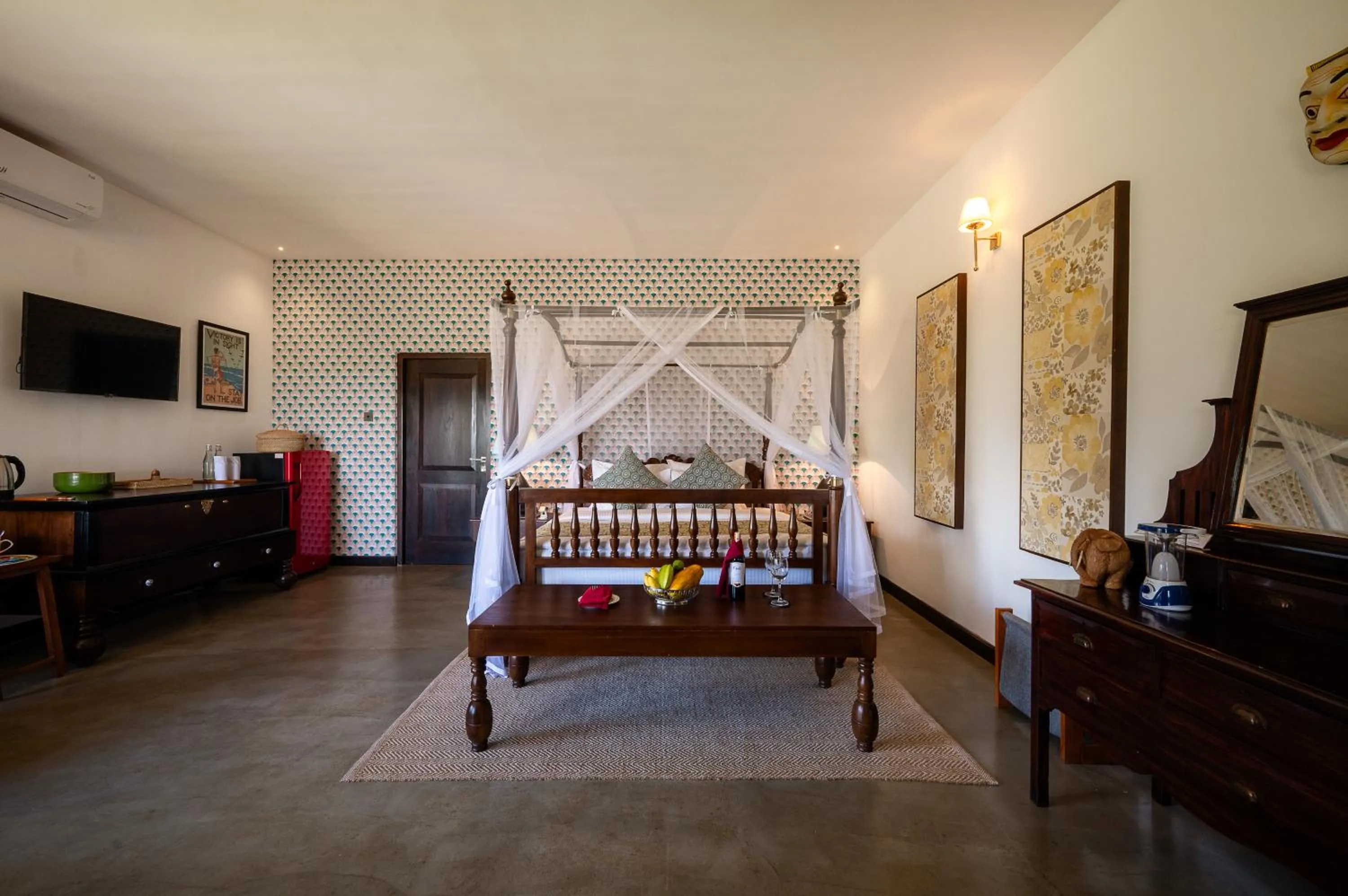 Bed in Riverdale Bungalow - Film Location For 'Bridge On The River Kwai'