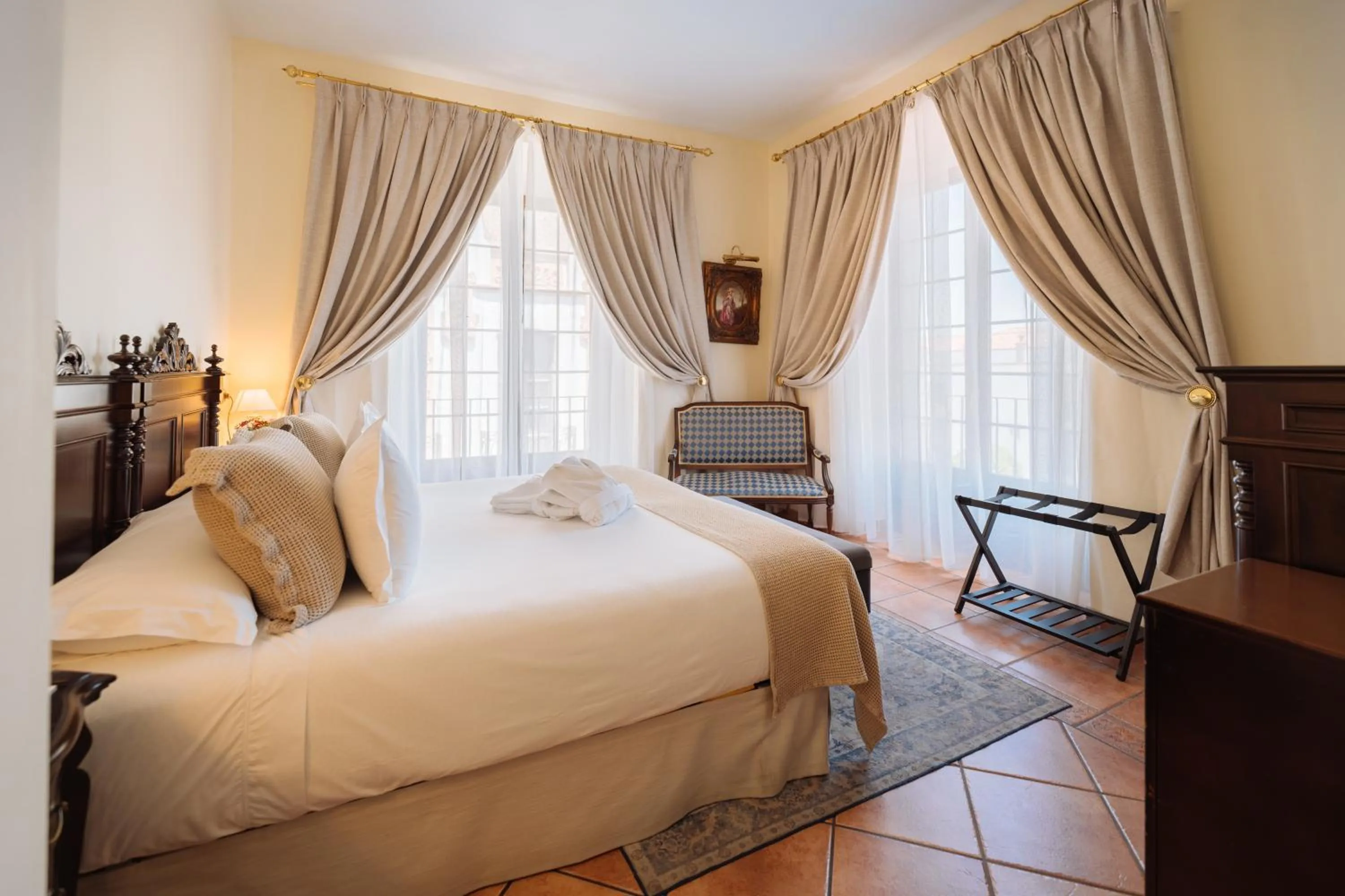 Bed in Hotel Palacio de Hemingway