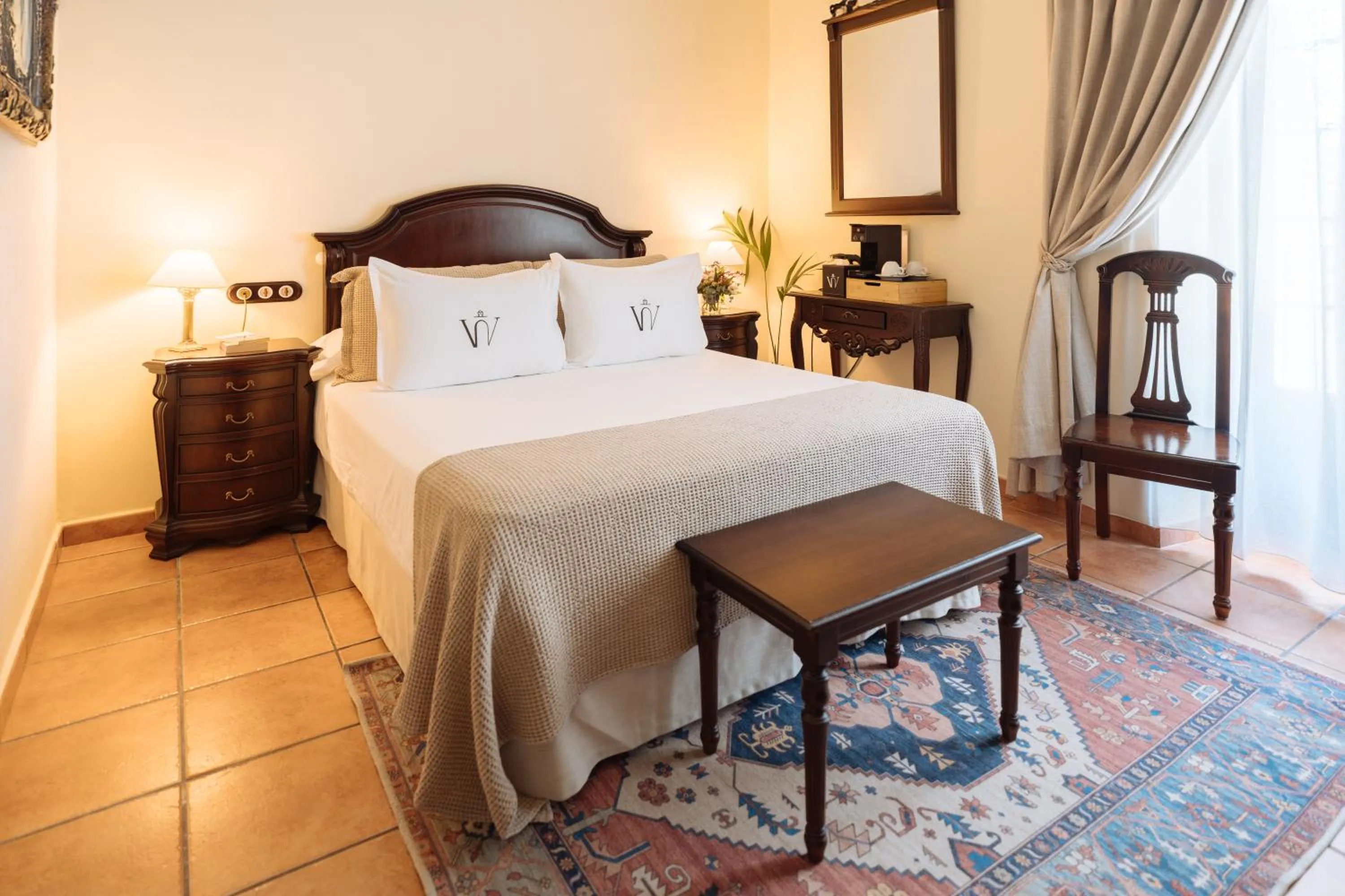 Bed in Hotel Palacio de Hemingway