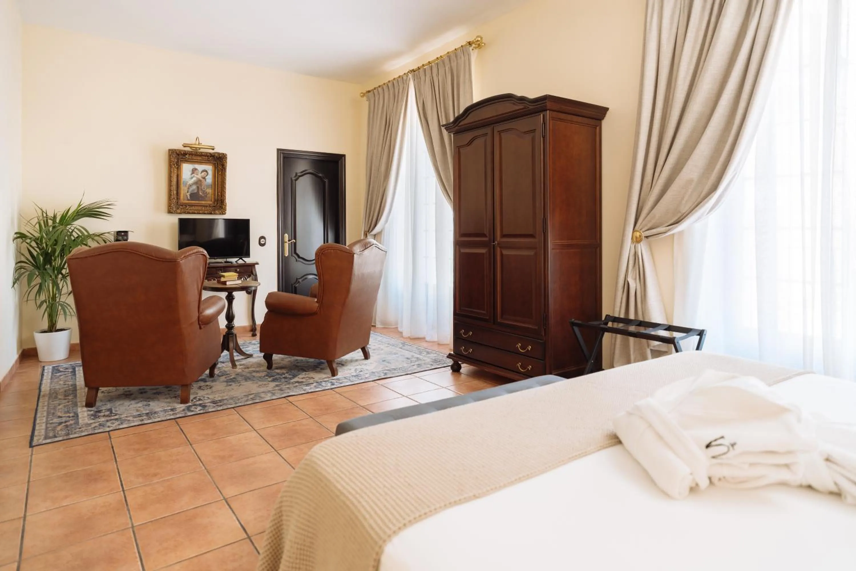 Bed in Hotel Palacio de Hemingway