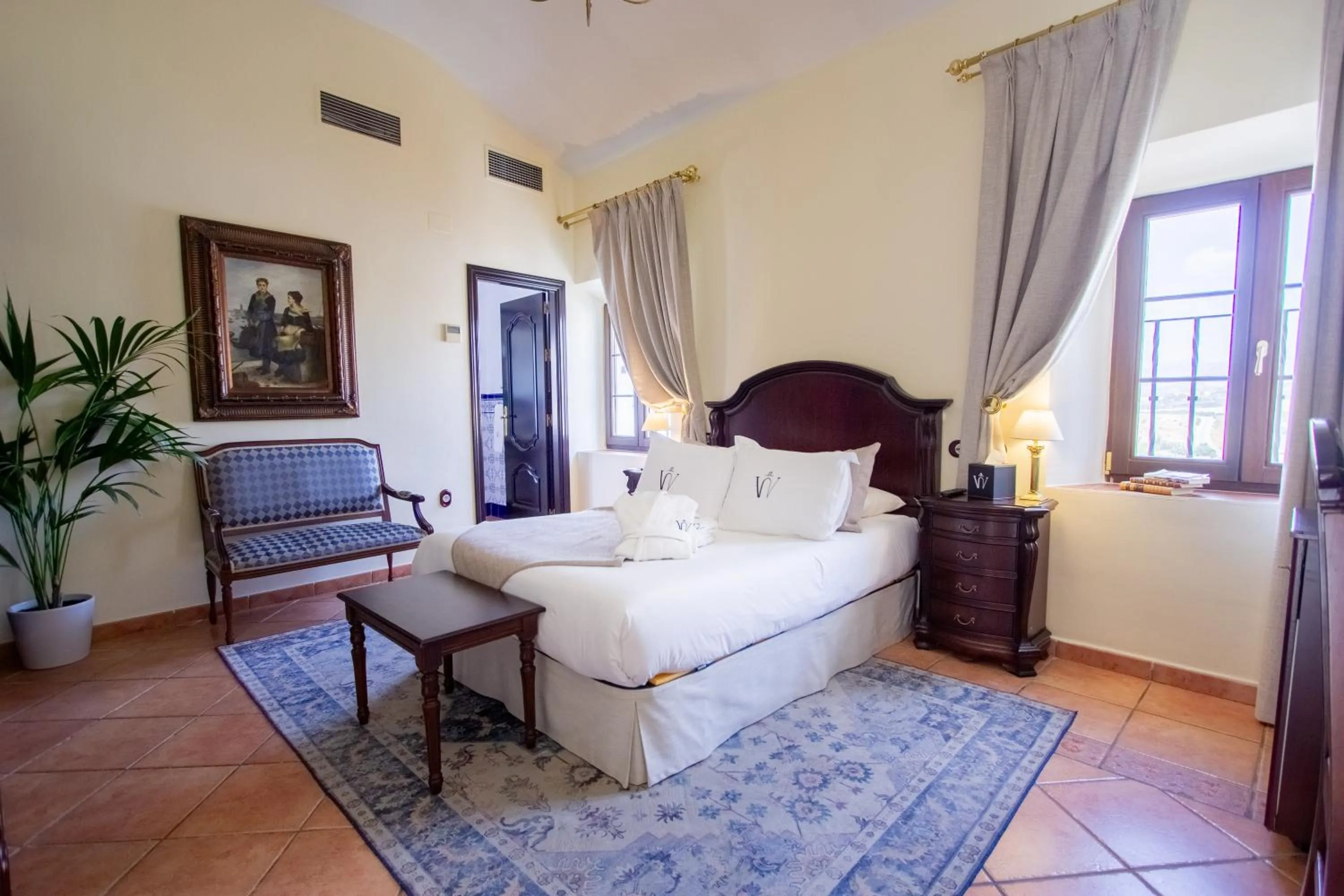 Bed in Hotel Palacio de Hemingway