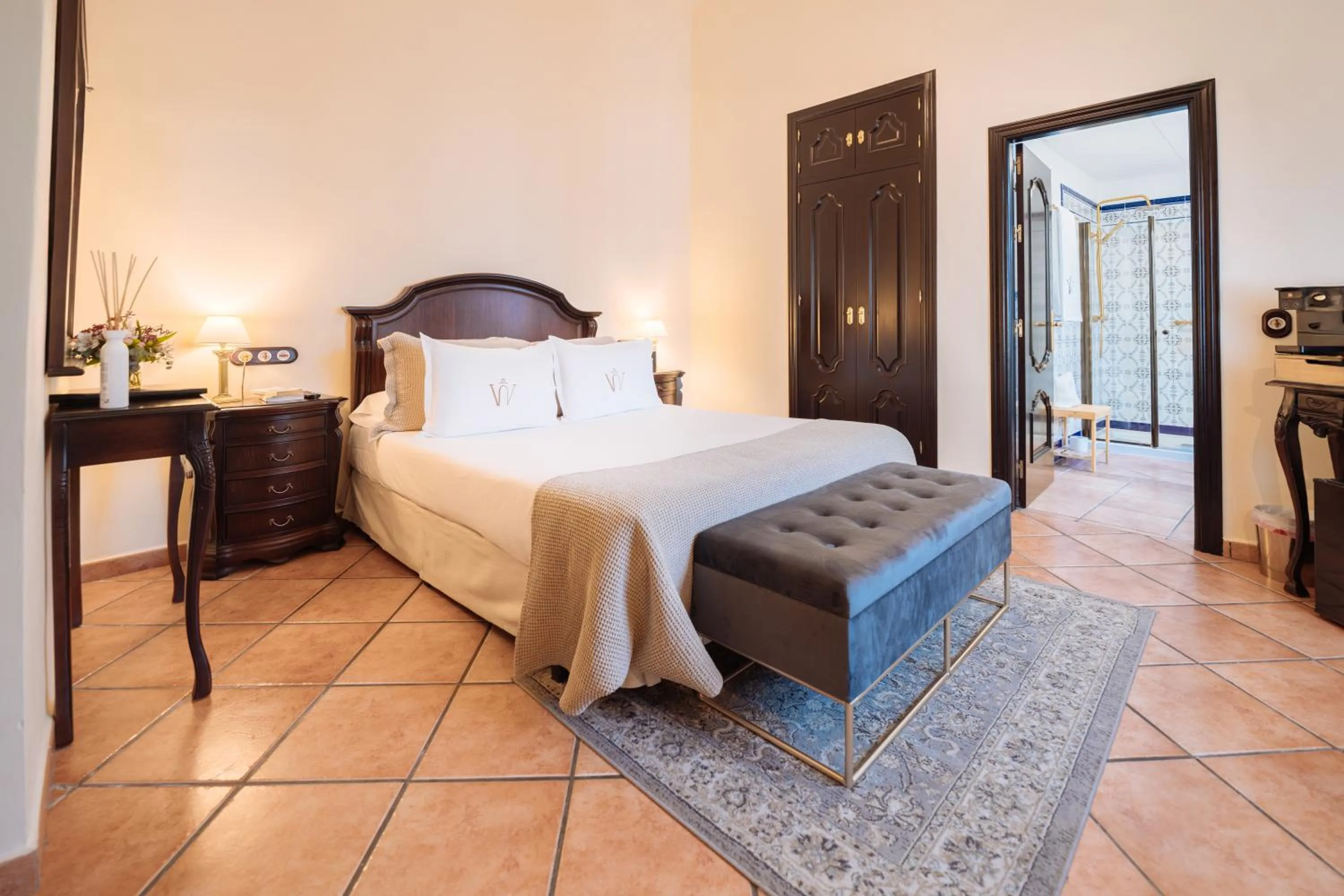 Bed in Hotel Palacio de Hemingway